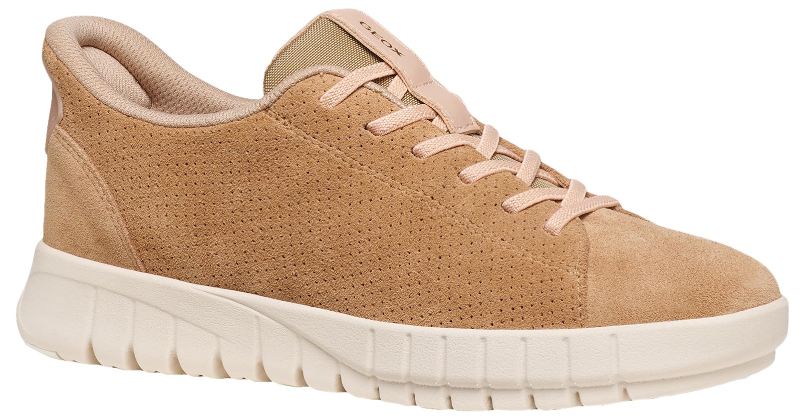 Geox Women's D Flexride Plus C Trainers, Beige/Rose, 41 EU