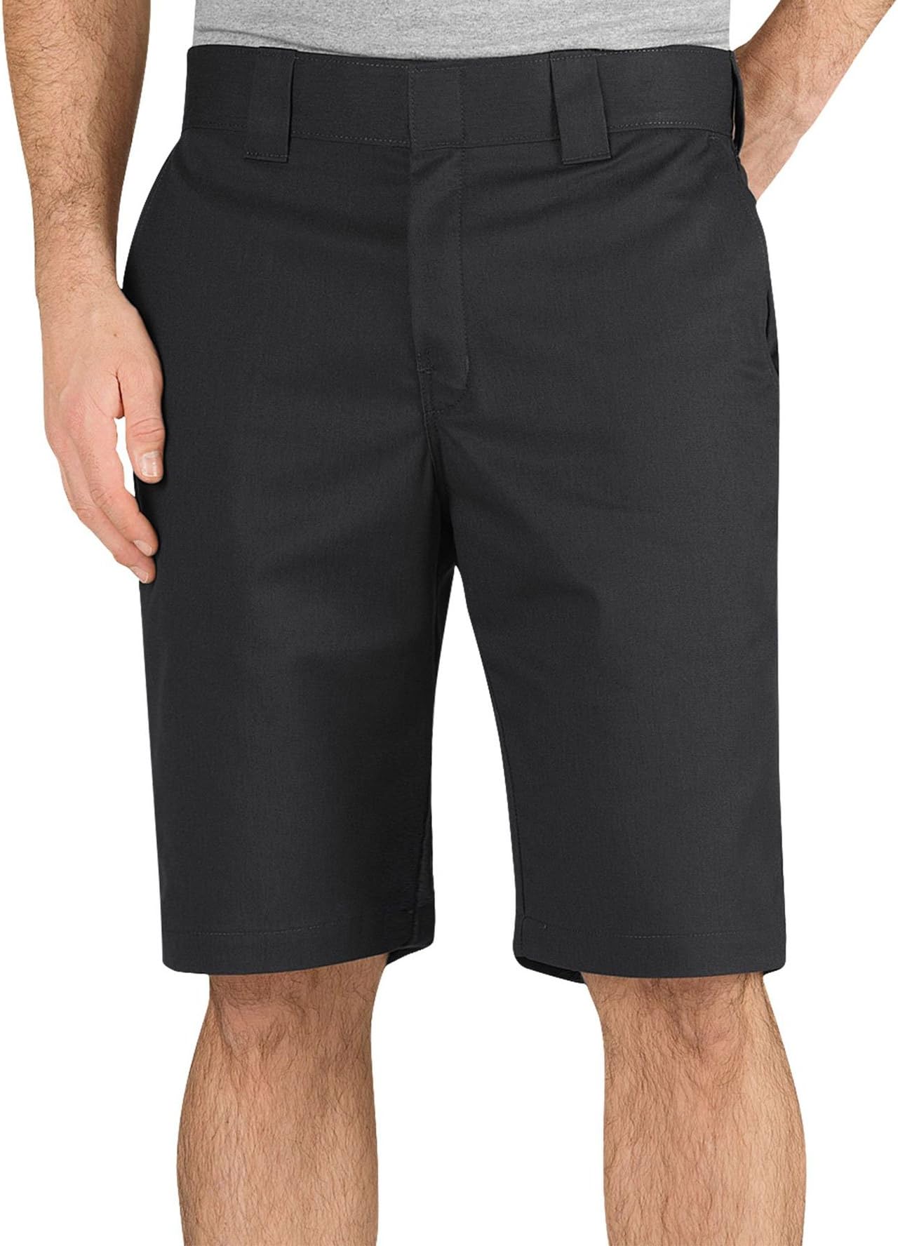 Dickies Men's 11 Inch Regular Fit Stretch Twill Work Short - Durable Cargo Style Shorts for Construction, Outdoor, Daily Wear