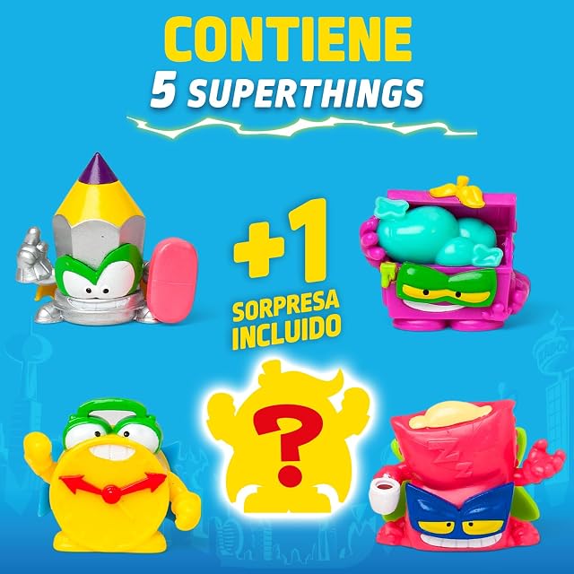 Foto 2 de 8 de SUPERTHINGS KAZOOM Power Battle - Pack de 5. Contiene 5 SuperThings (Incluye 1 Figura Sorpresa y 1 capitán…