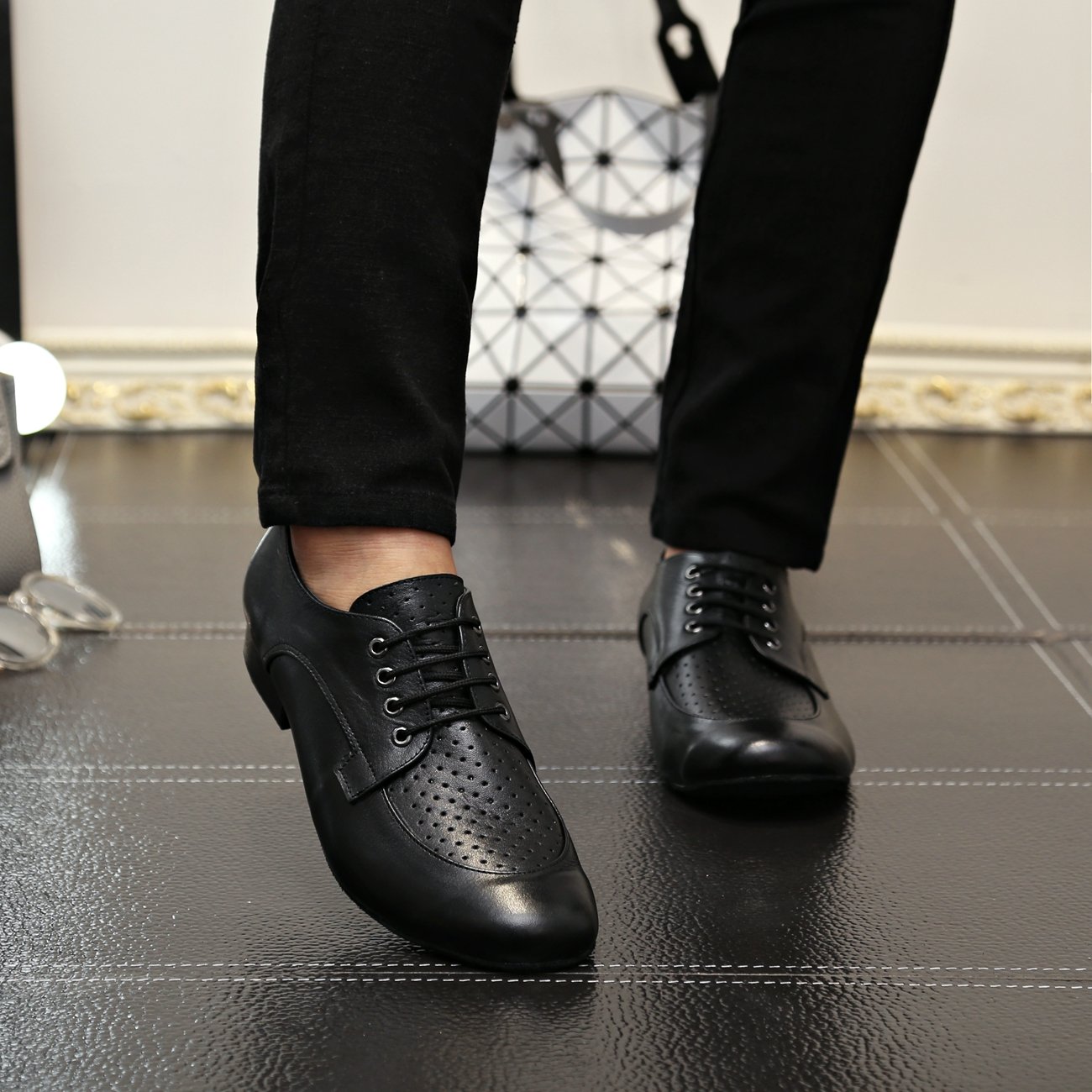 Junge Herren Tanzschuhe Standard Latein Ballsaal Schuhe Tango Salsa Tanze Schuhe