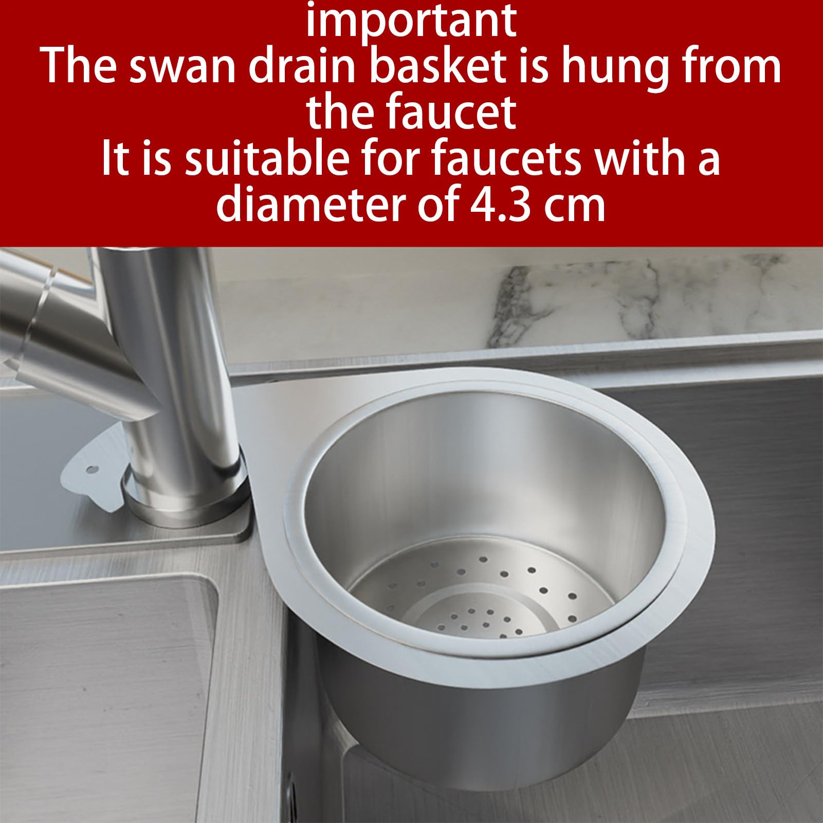 Passoire Evier, 2025 Upgrade Passoire Cuisine, Panier à