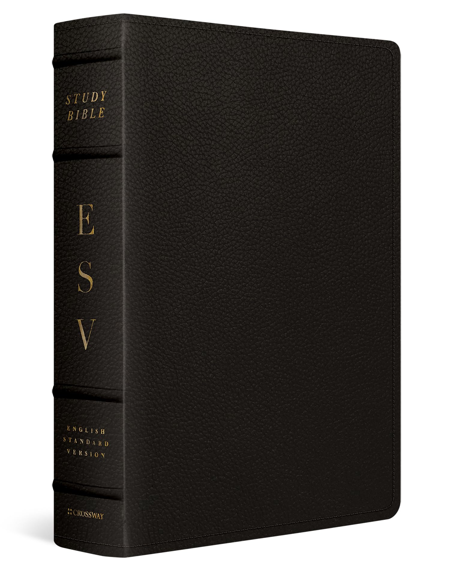 ESV Study Bible, Large Print (Buffalo Leather, Deep Brown): English Standard Version, Deep Brown, Buffalo Leather, Study Bible