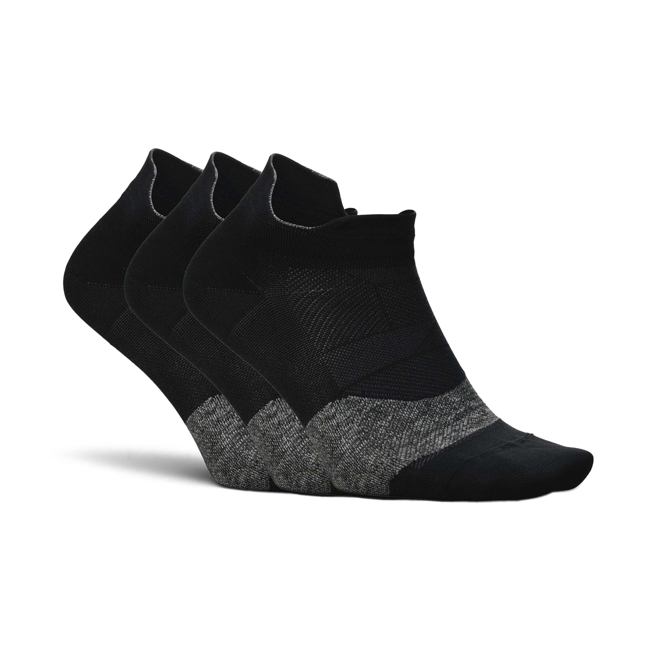 Feetures Elite Light Cushion No Show Tab Athletic Ankle Socks - Sport Sock with Targeted Compression