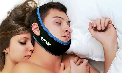 Miniatura 2 de SleepPro™ - Correa antironquidos para la barbilla, ayuda para dormir que detiene los ronquidos y facilita la respiración, alivio eficaz del