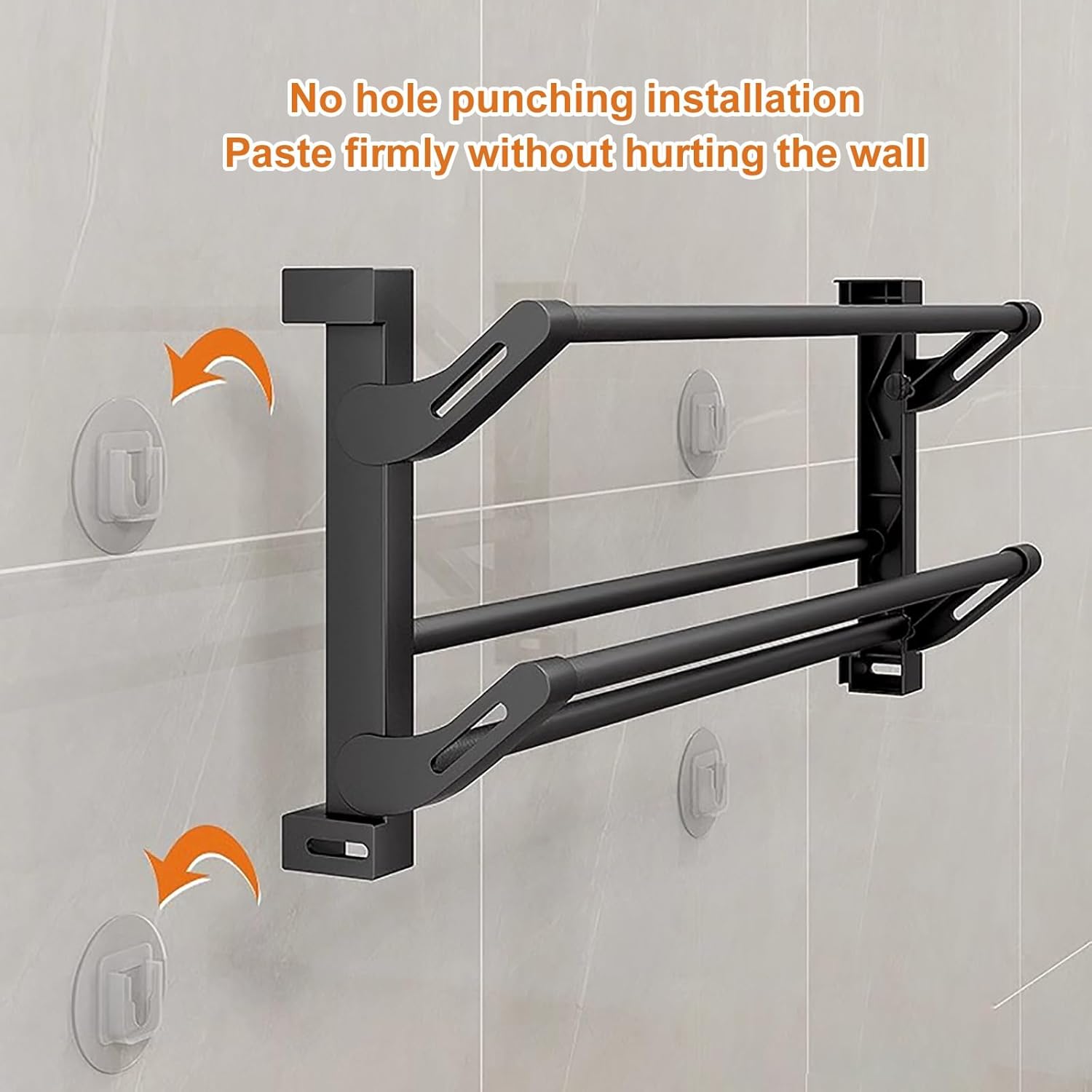 Shoe Rack Wall Shoe Rack, Folding Shoe Rack, Entryway Shoe Rack, Hidden Shoe Rack (Color : A, Size : 50cm)