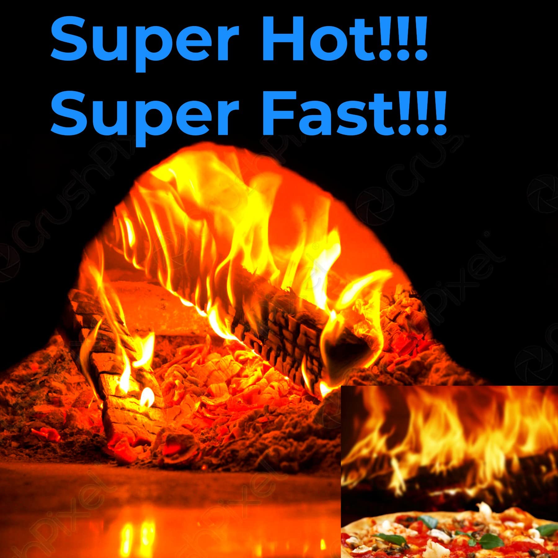 Pizza Oven Wood kindling hardwood pizza fuel (Double Pack 6 inch size  15x12x6) : Amazon.ca: Home