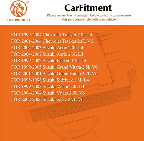 Miniatura 7 de Bobina de encendido de alta calidad H1267A-Y UF237 33410-77E20 UF547 Juego de 6 compatibles con Chevrolet Tracker Suzuki Aerio Esteem Grand Vitara