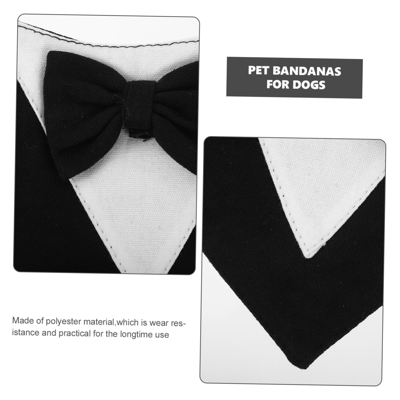 POPETPOP 5 Collares Grandes para Perro Pajarita Bandana Bufanda para Perros Accesorio De Moda para Mascotas