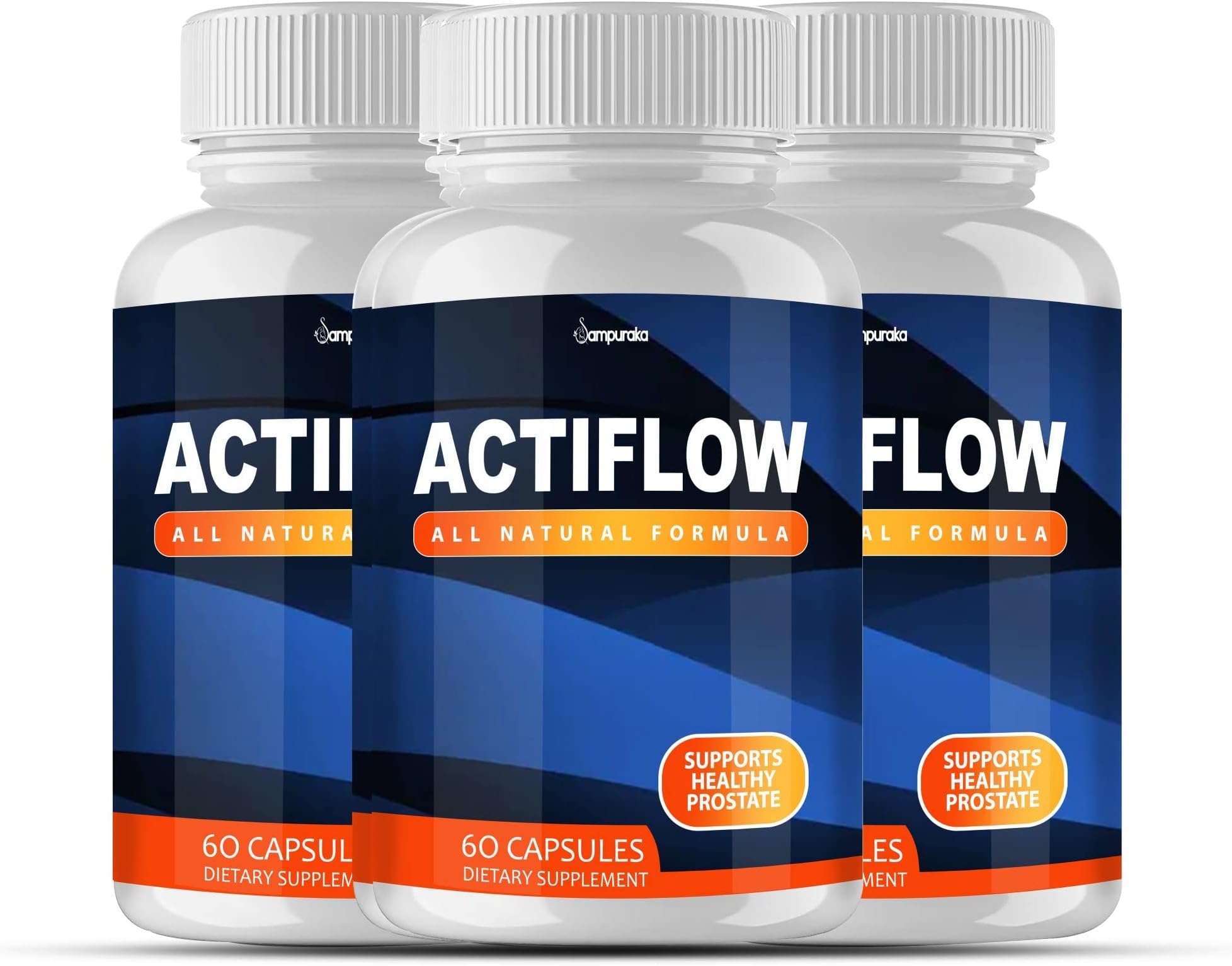 Actiflow New Advanced Formula Supplement - 3 Packs 90 Days Supply
