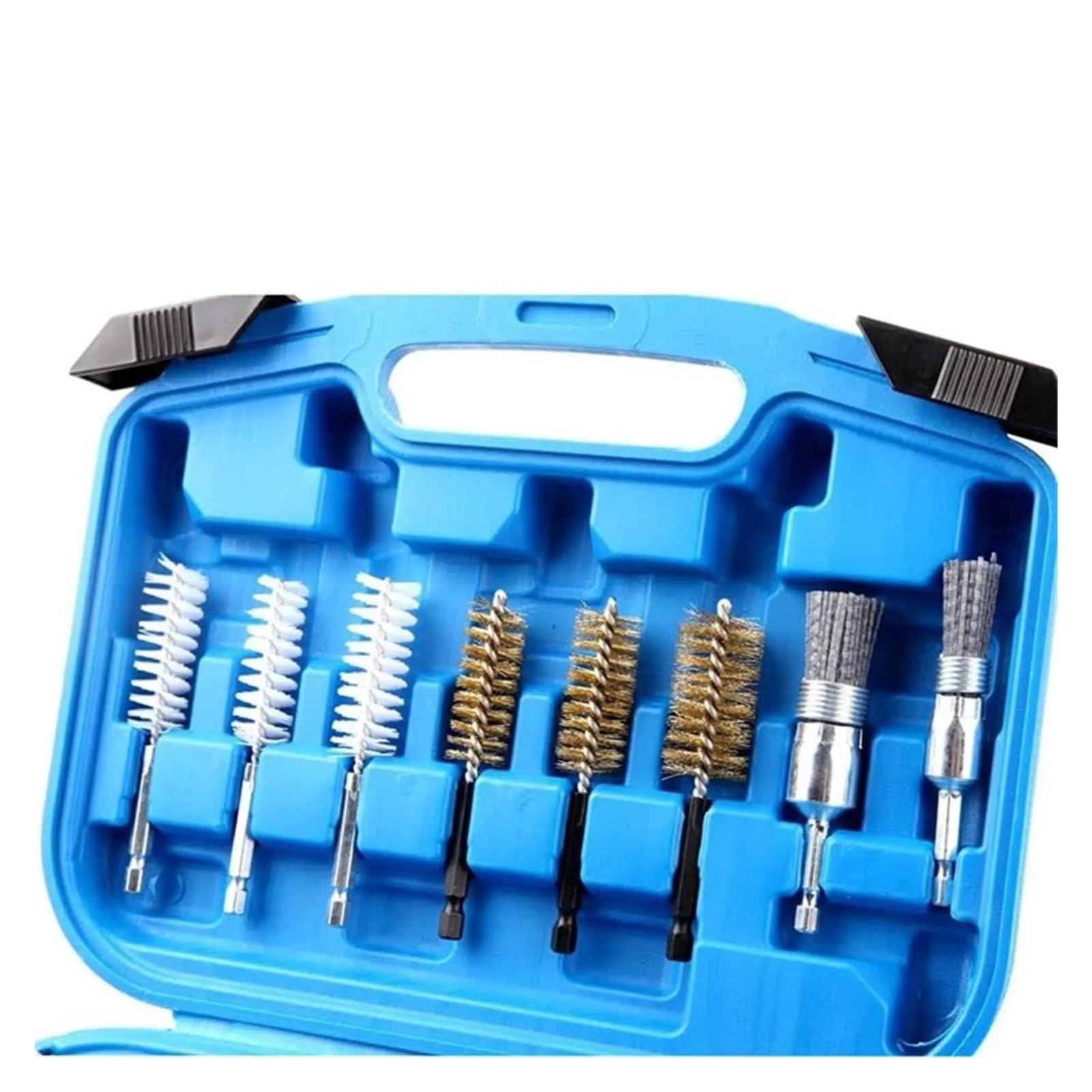 set di attrezzi Kit universale for la pulizia degli iniettori, spazzola Per metallica e adattatore for sedili di auto camion