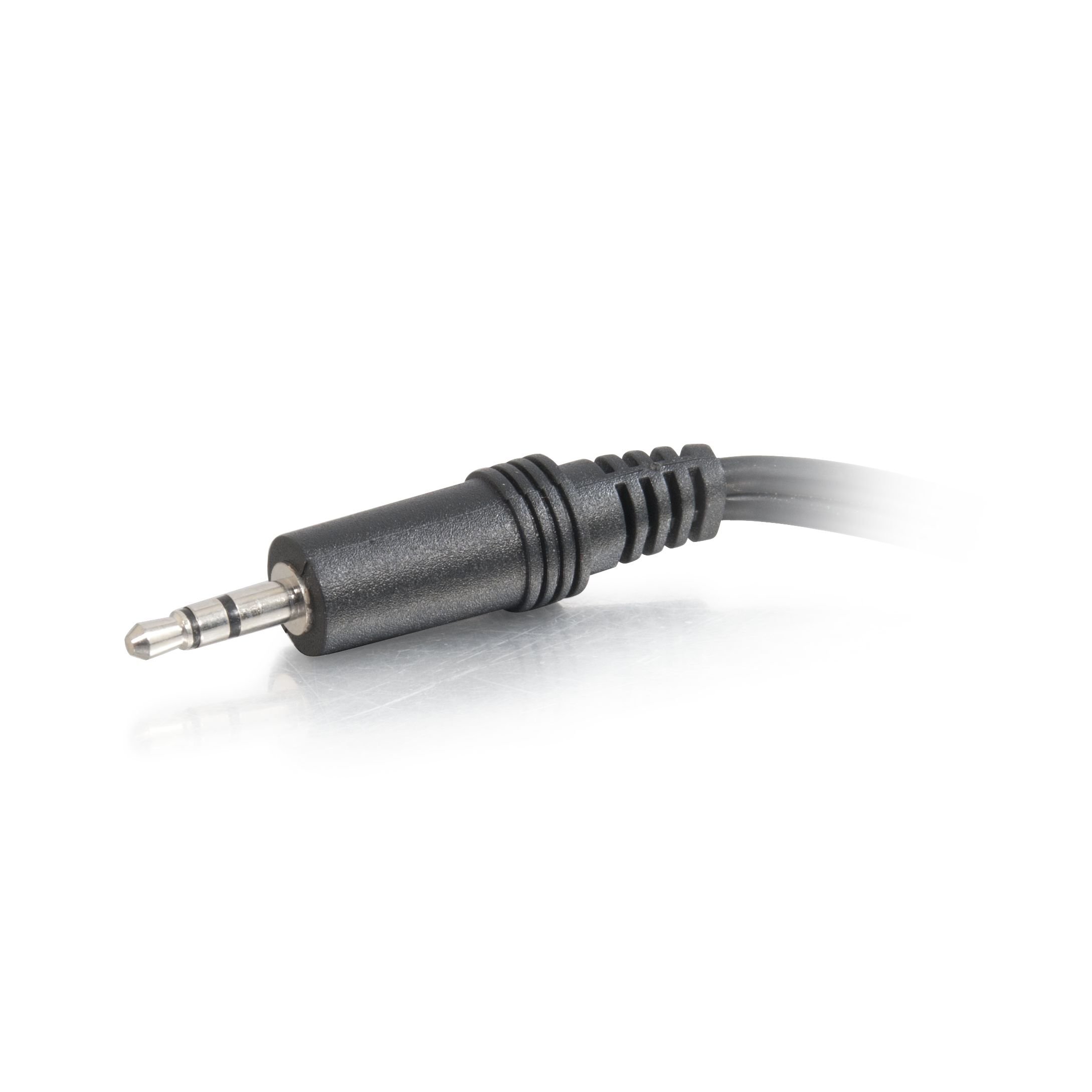 C2G 6in 3.5mm Stereo M / 3.5mm Stereo F Y-Cable cavo audio 0,15 m 2 x 3.5mm Nero