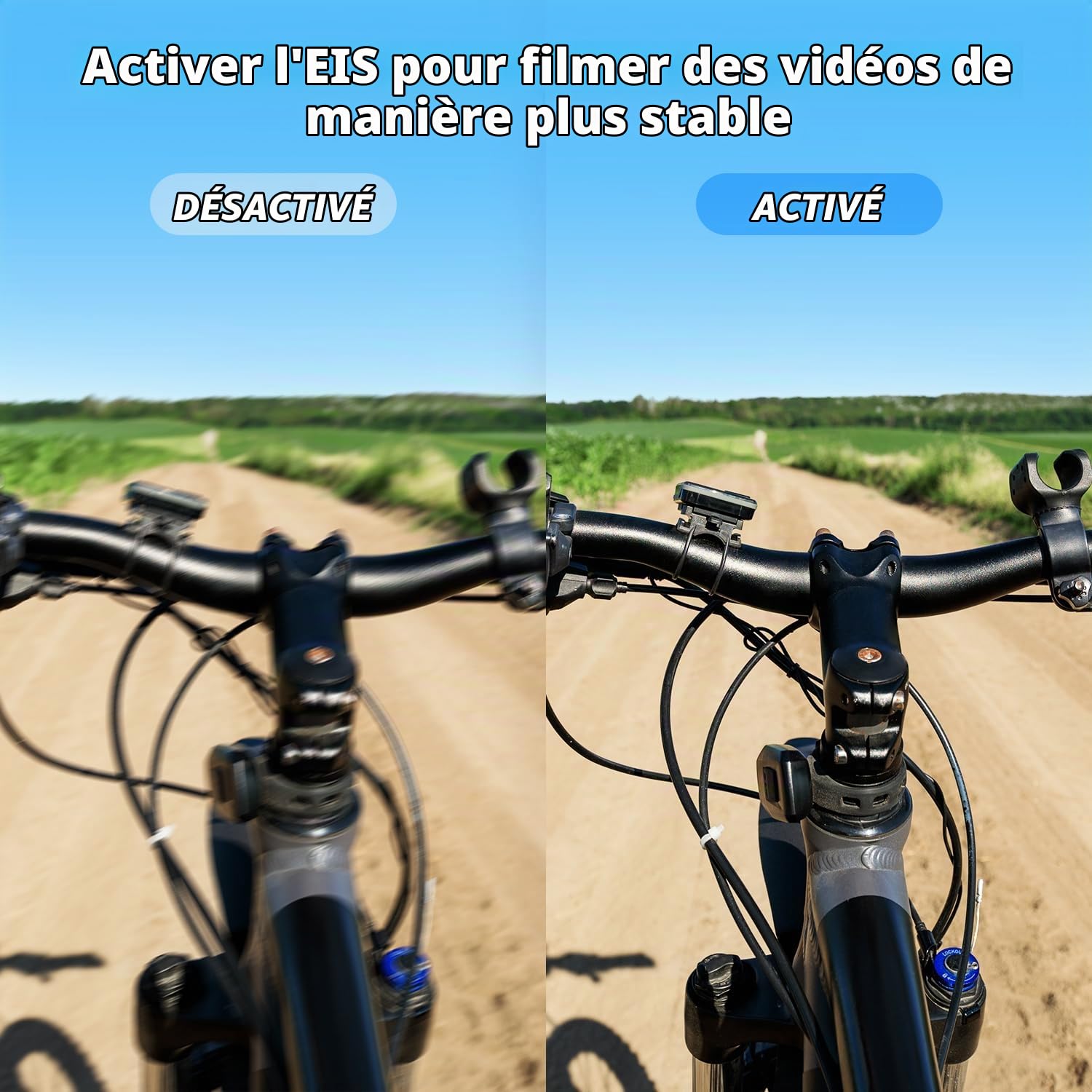 AKASO Brave 4 Caméra Sport 4K WiFi 20MP Action Cam Etanche Stabilisateur