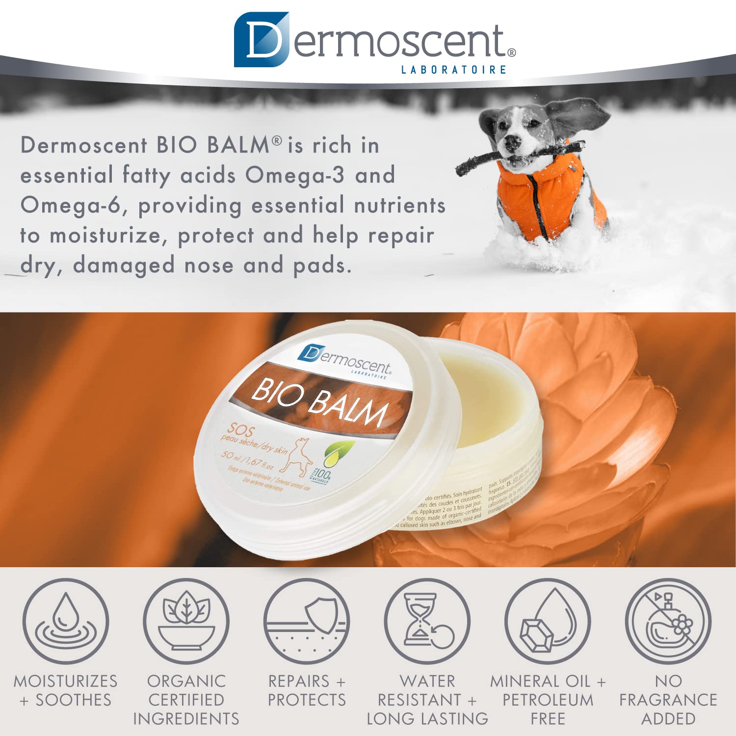 Dermoscent Bio Balm - Twin Pack - 2 x 50ml