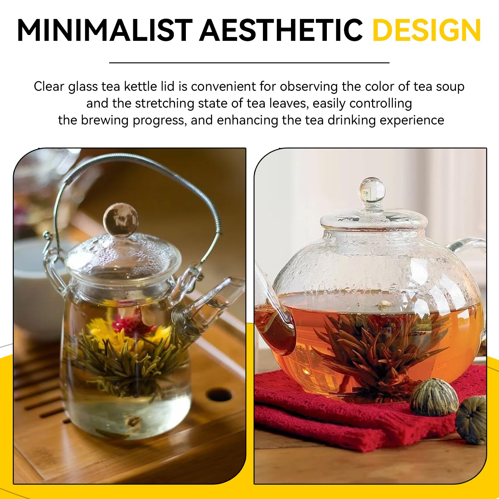 Teabloom Celebration Lid Replacement - Glass -4