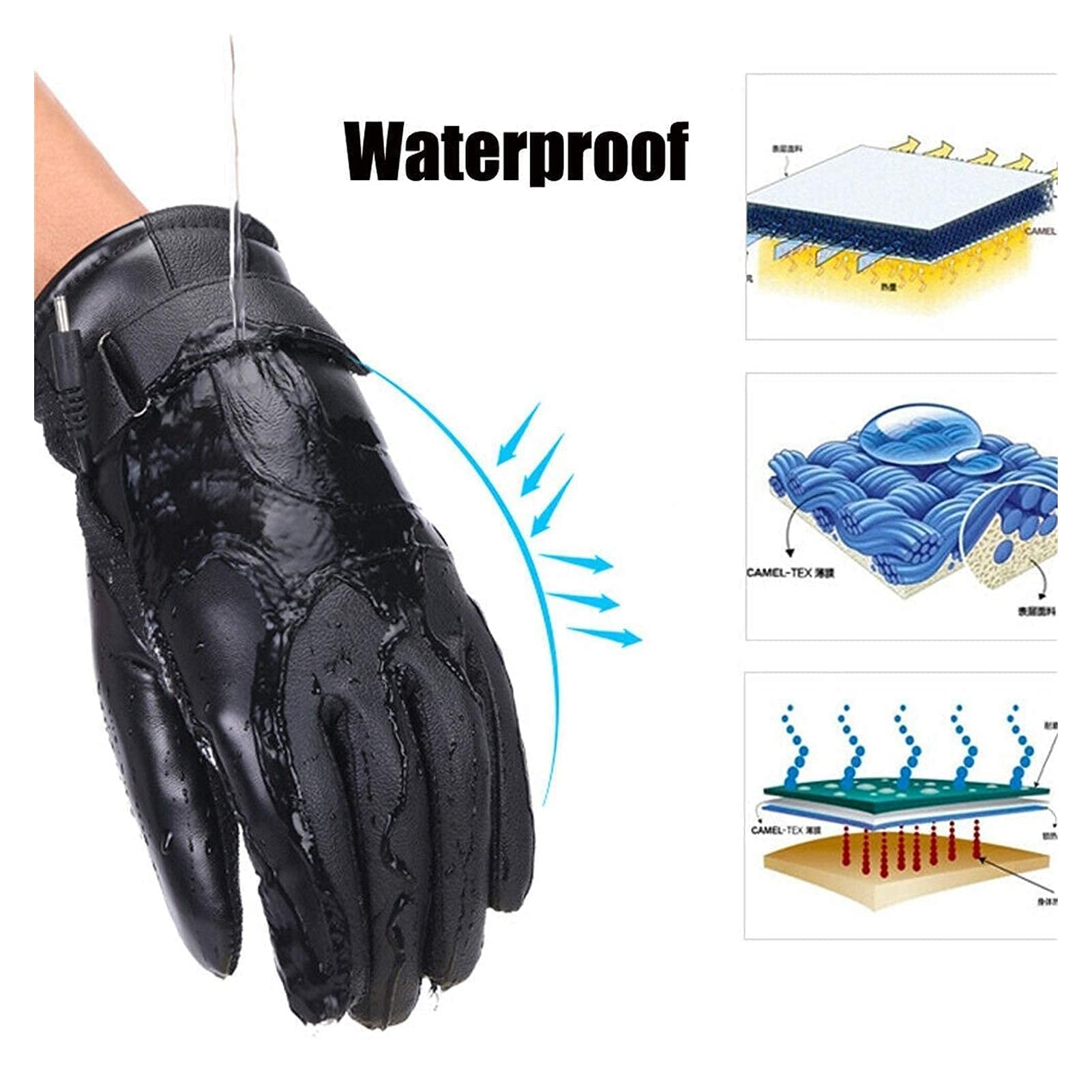 Uniseks Elektrisch Verwarmde Handschoenen voor Winter – Belleza