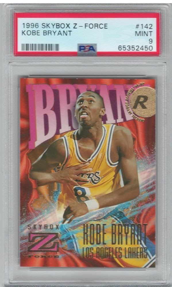 Amazon.com: PSA Mint 9 1996 SkyBox Z-Force Kobe Bryant