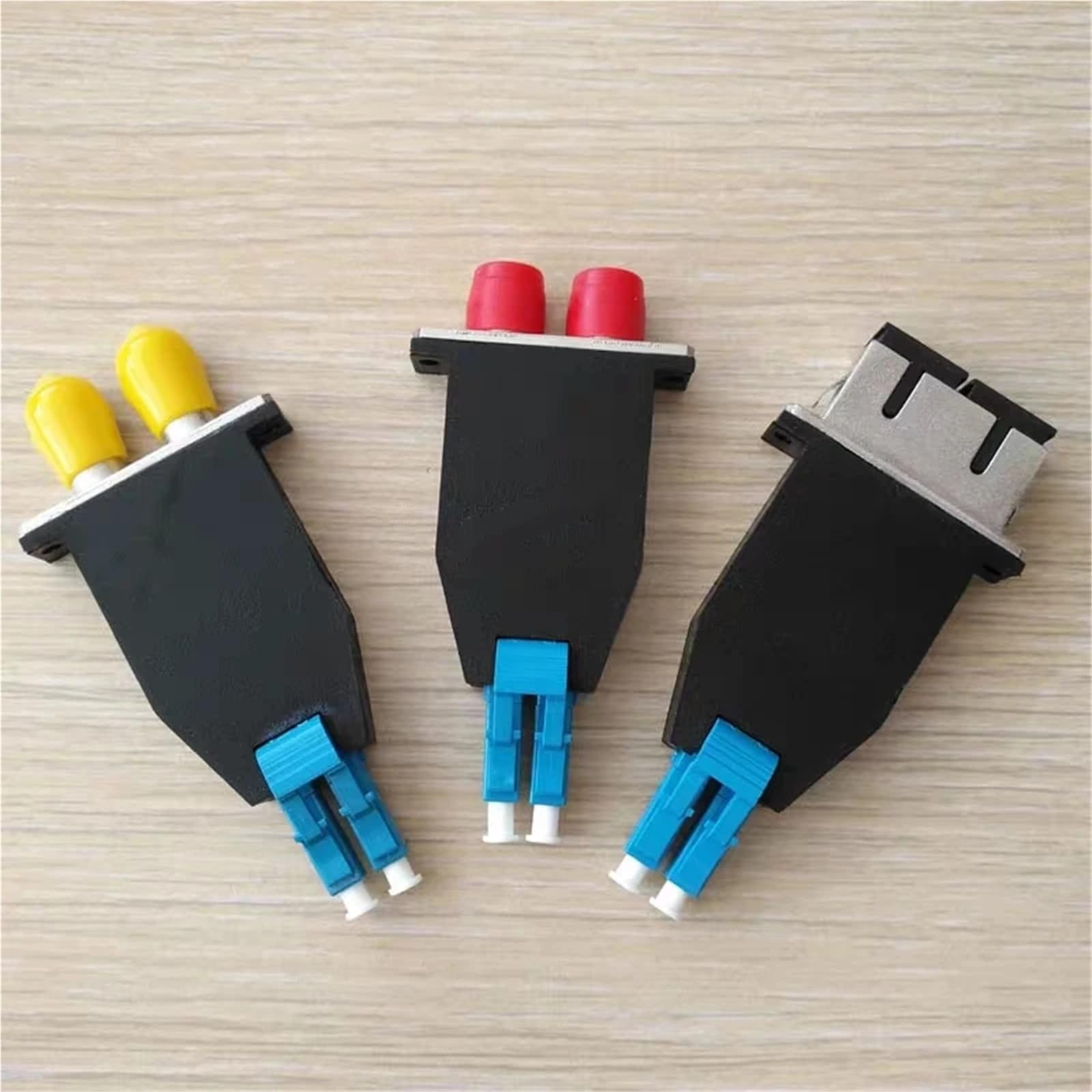 Adaptateur Fibre Duplex LC-SC SM MM SC-LC DX Coupleur Fibre Optique Double connecteur Adaptateur Hybride FM,(MM 50-125)