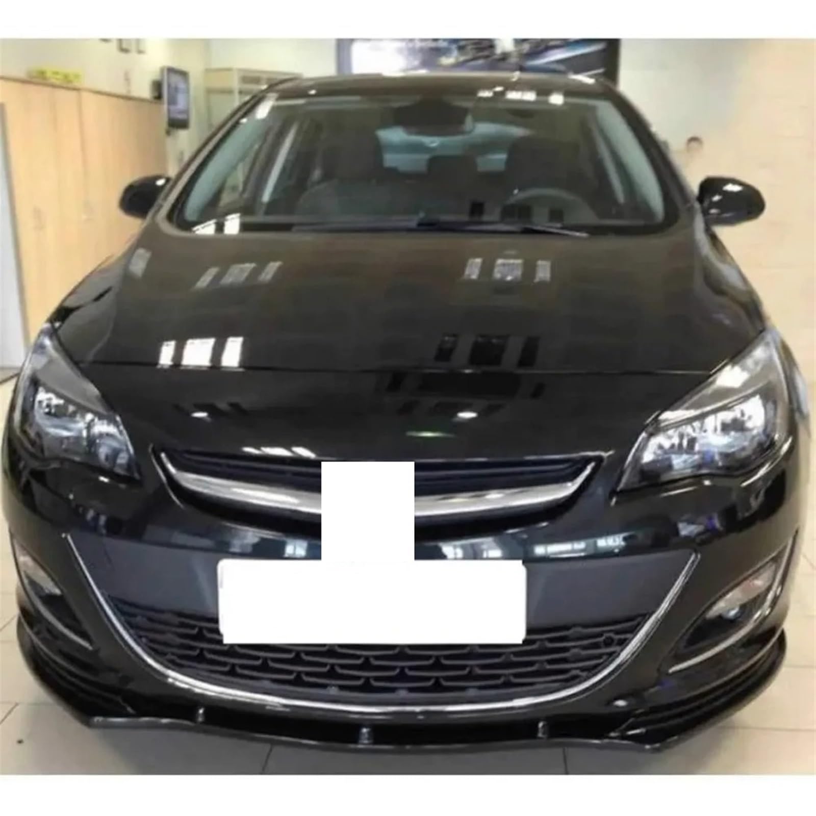 Spoiler Anteriore Per Opel Per Astra J 2011-2015 Body Kit Accessori Per Auto Spoiler Splitter Diffusore Flap Paraurti Parti Esterne 3 Pezzi Paraurti Anteriore Labbro ﻿ Paraurti Spoiler(BLACK)