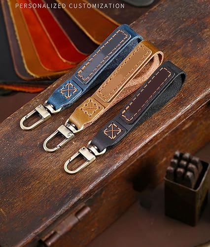 Miniatura 5 de HIBEYO Funda de llavero de cuero con 3 botones para Nissan Qashqai Altima Teana 2022 2023, funda para llave de automóvil con control remoto