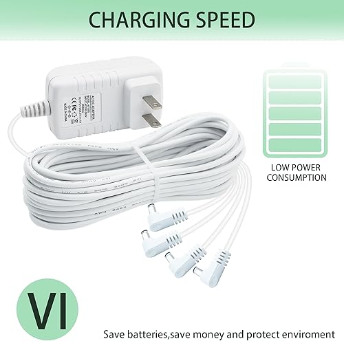 Miniatura 5 de Adaptador ACDC LaWana 4.5V Accesorio iluminado Compatible con Lemax # 94566 94563 94564 94565 74227 74706 Reemplazo para Micro Iluminación de