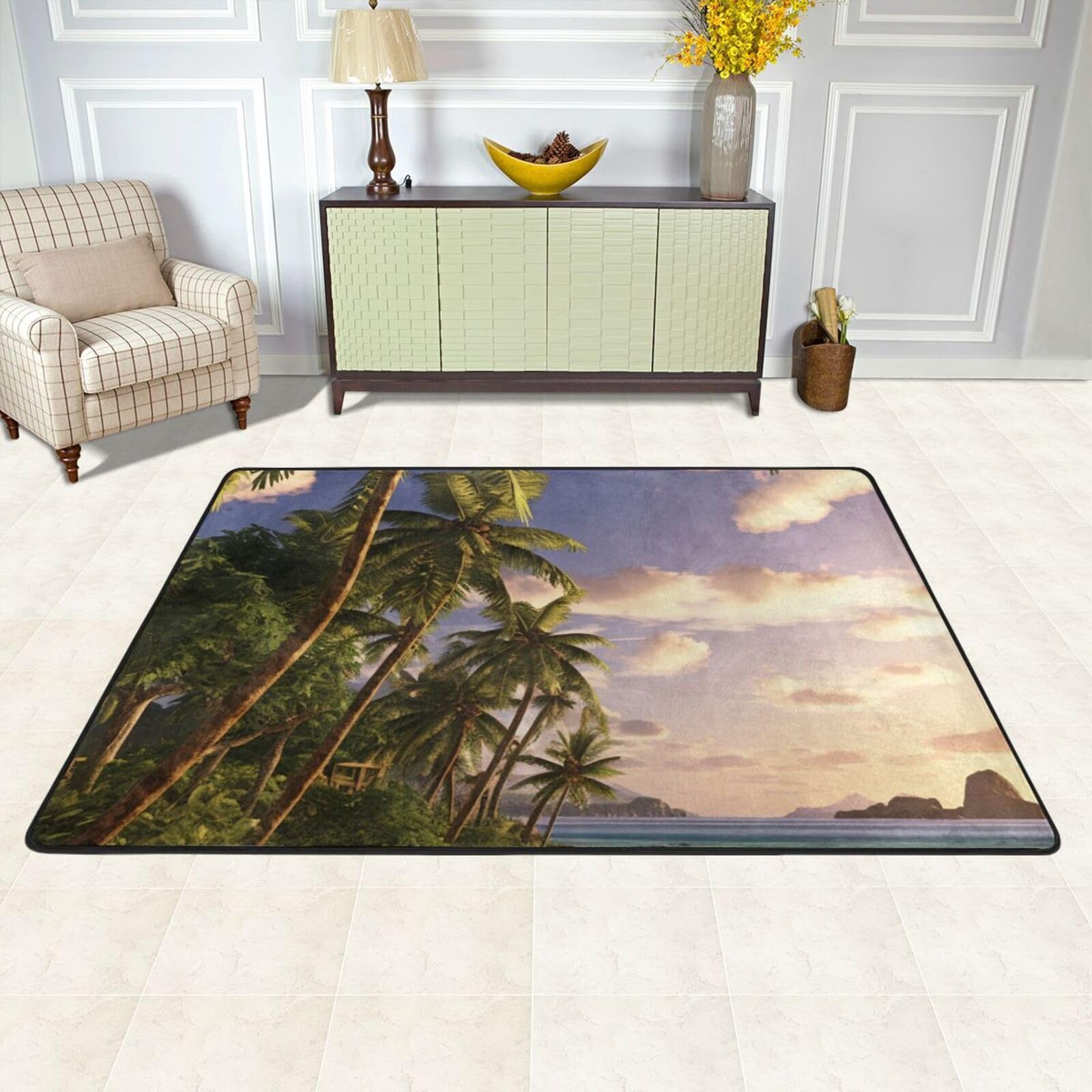 Tapis de sol antidérapant lavable pour un sol sec et sécurisé