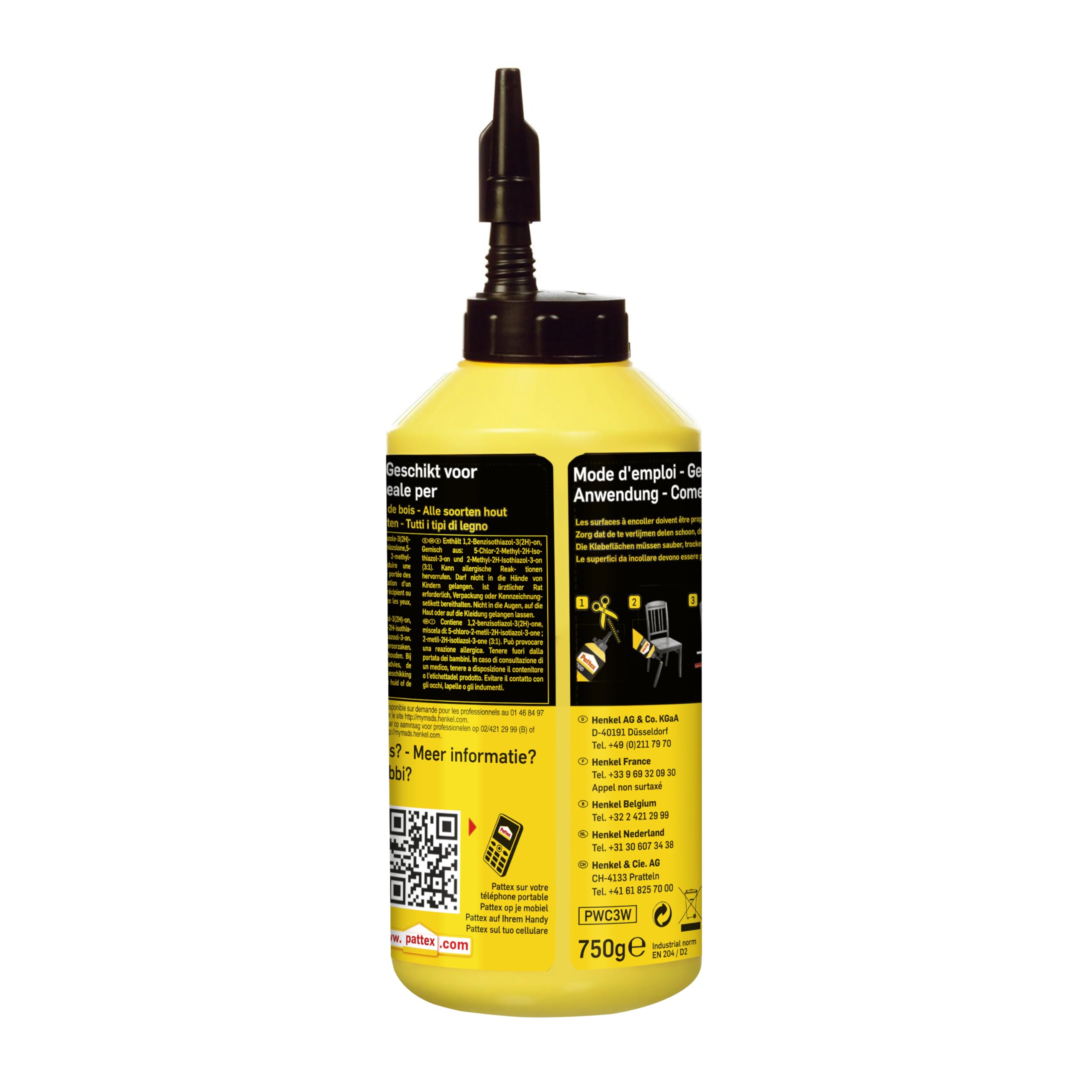 Pattex Classic - Cola para madera (750 g)
