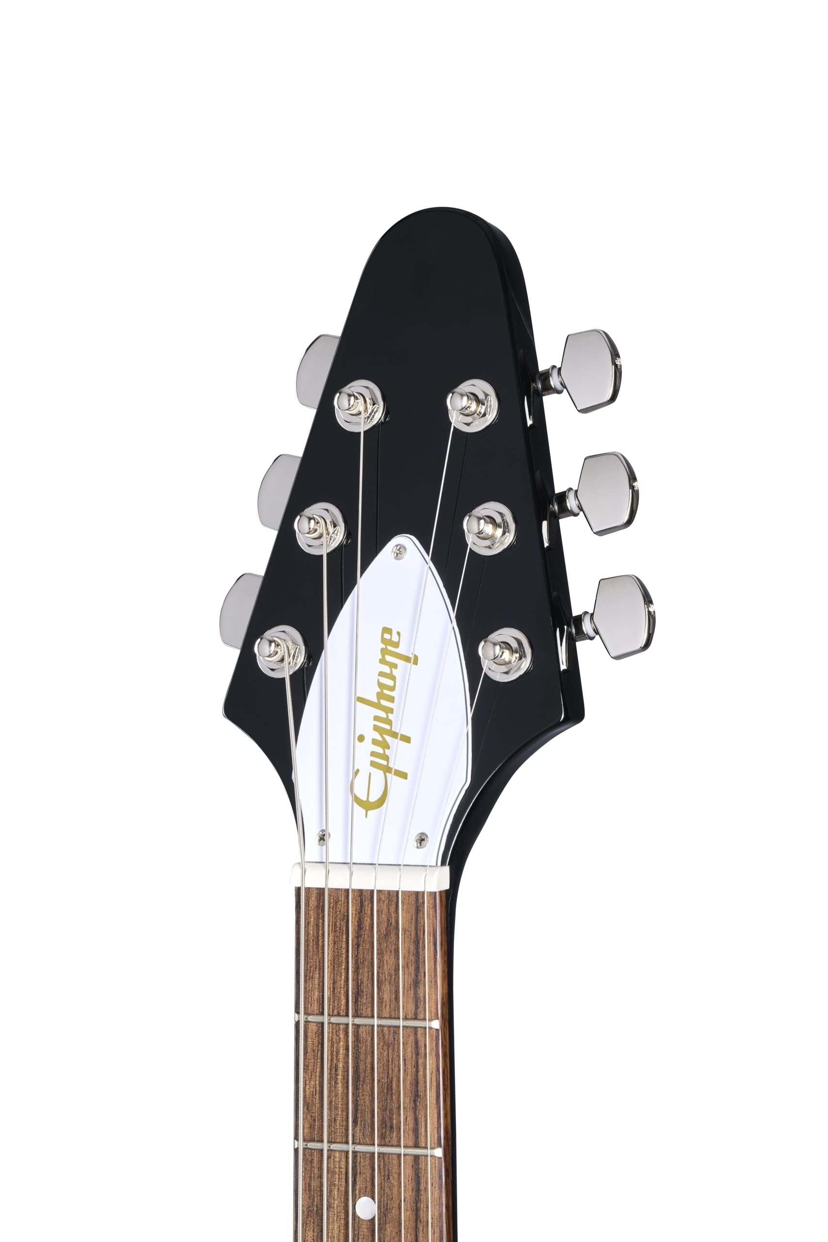 Amazon.com: Epiphone Kirk Hammett 1979 Flying V, Ebony with Case