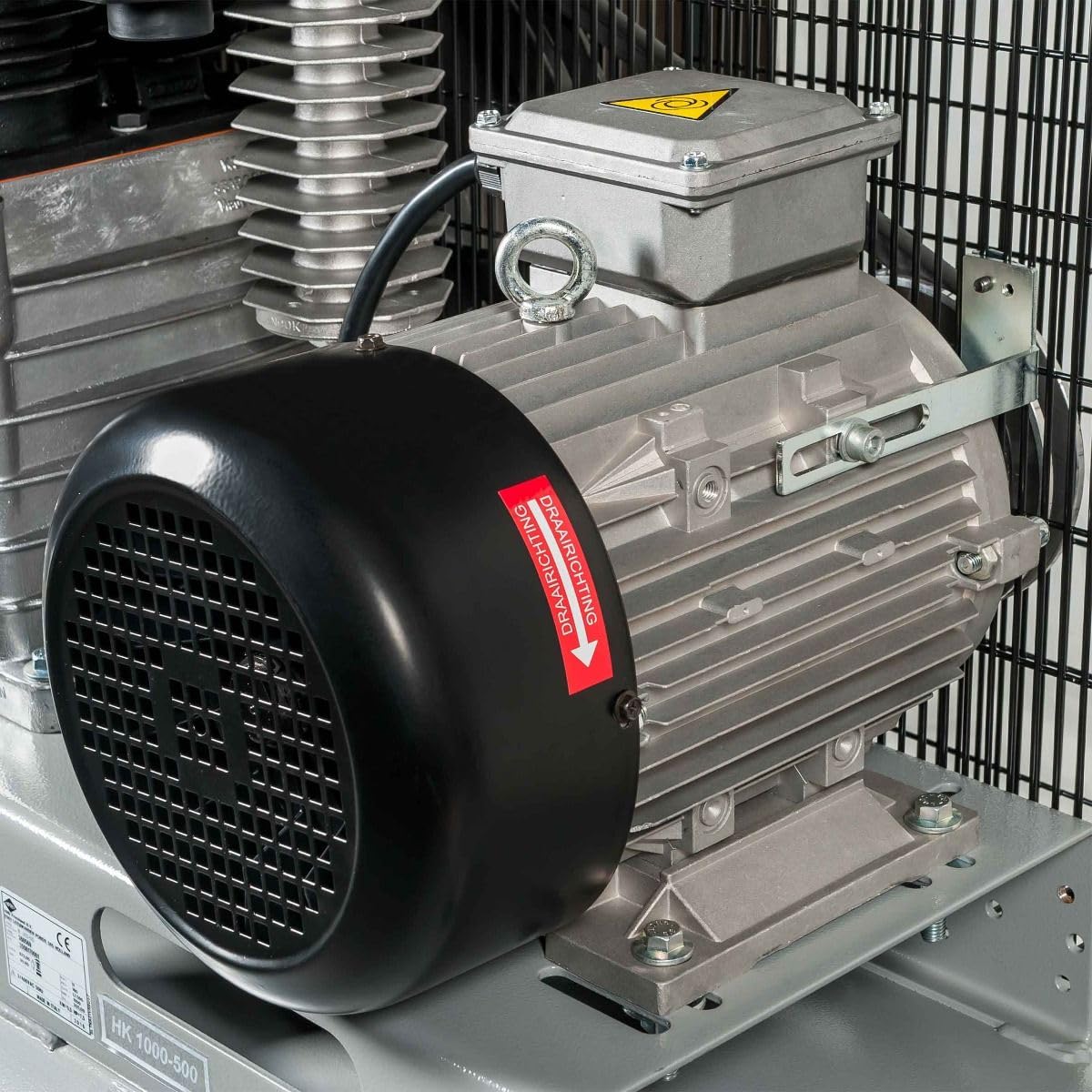 Airpress® compressore ad aria compressa HK 1000-90 (5,5 kW, max. 11 bar, 500 litri di caldaia) connettore di alimentazione 400 V
