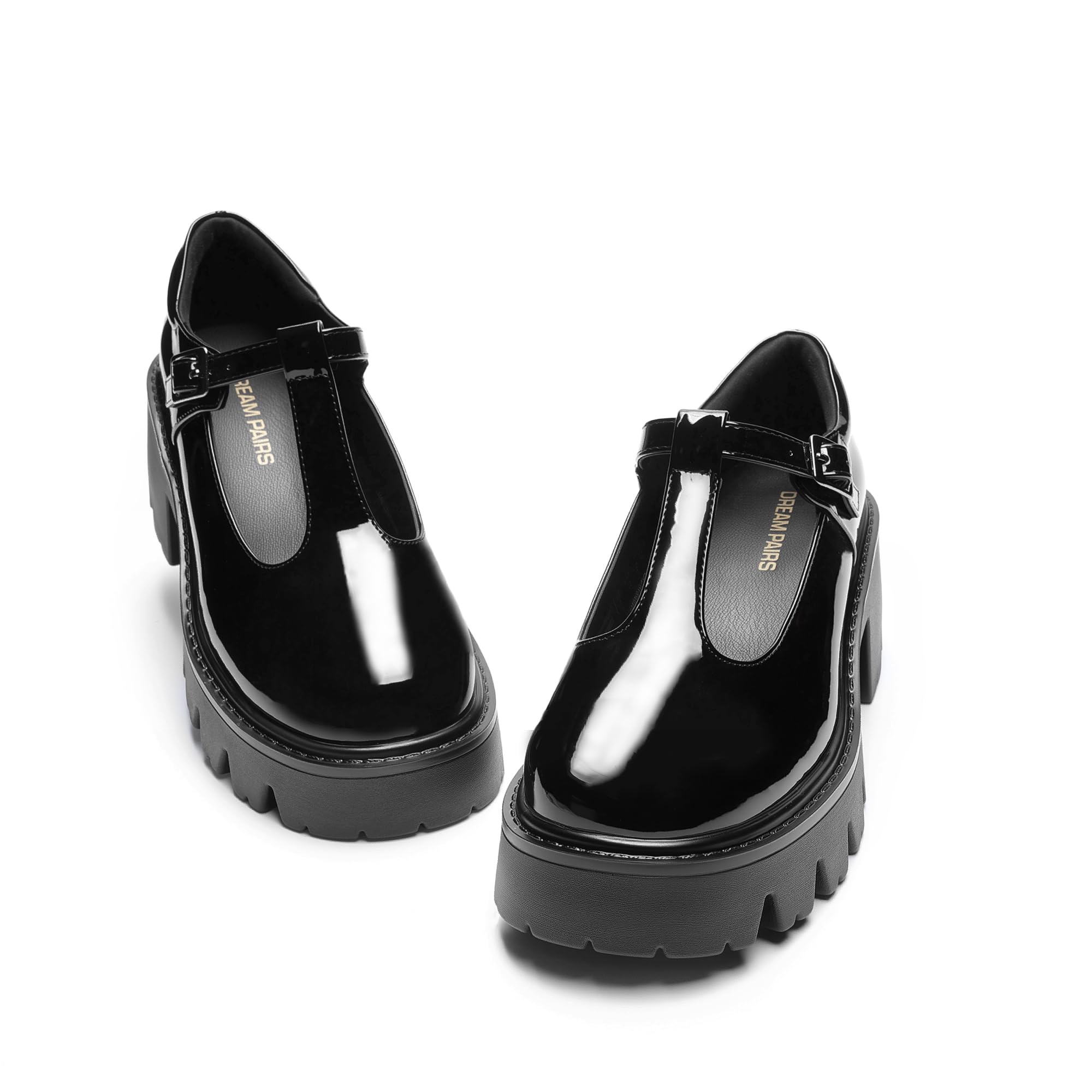 DREAM PAIRS Mary Jane Tacón Mujer