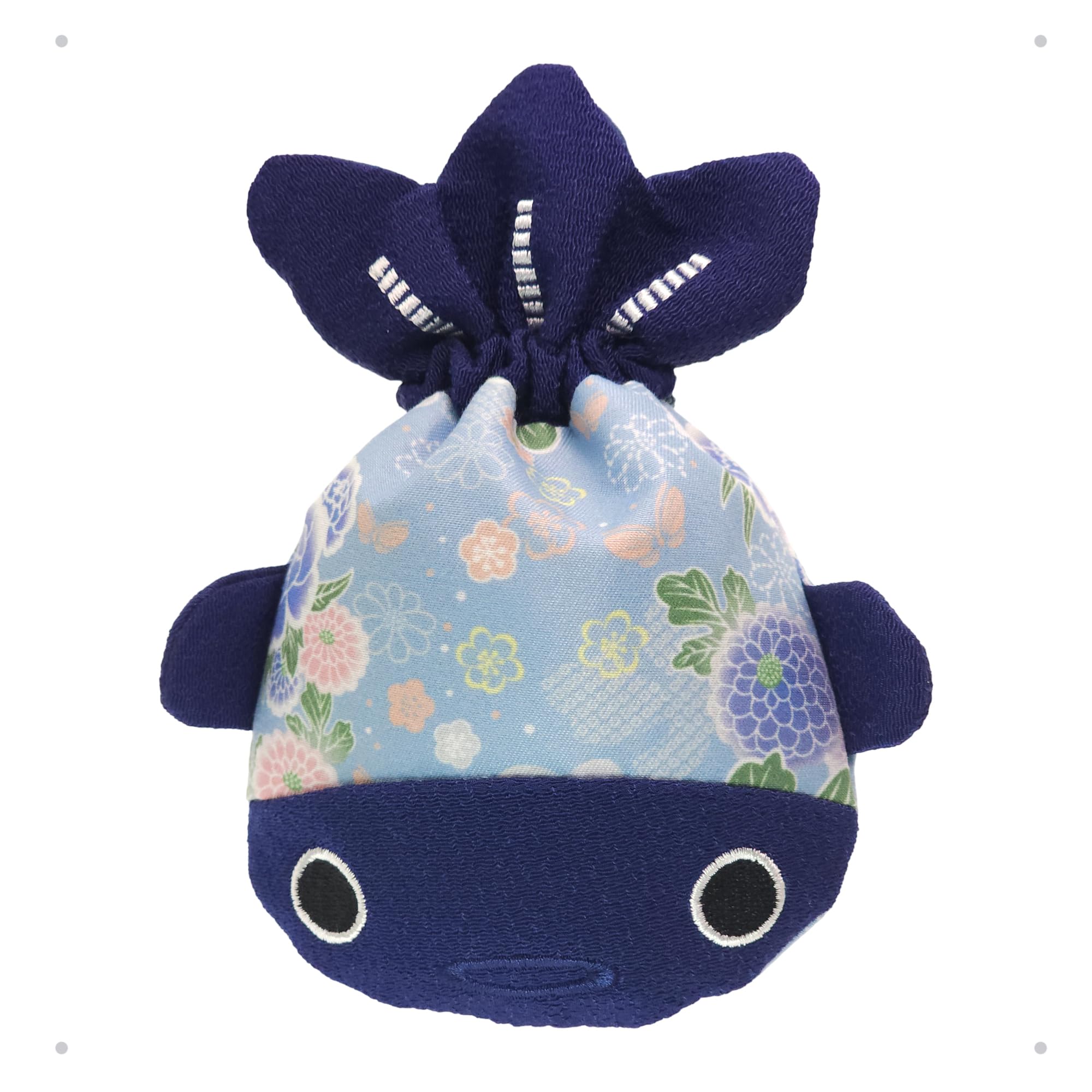 BAR AUTOTECHAUTOTECH Japanese Traditional Chirimen & Kimono Print Fabric Sewing Craft Cute Goldfish Cosmetic Jewelry Key Pouch Coin Dice Purse Drawstring Bag for girls women kids boys Christmas Gift