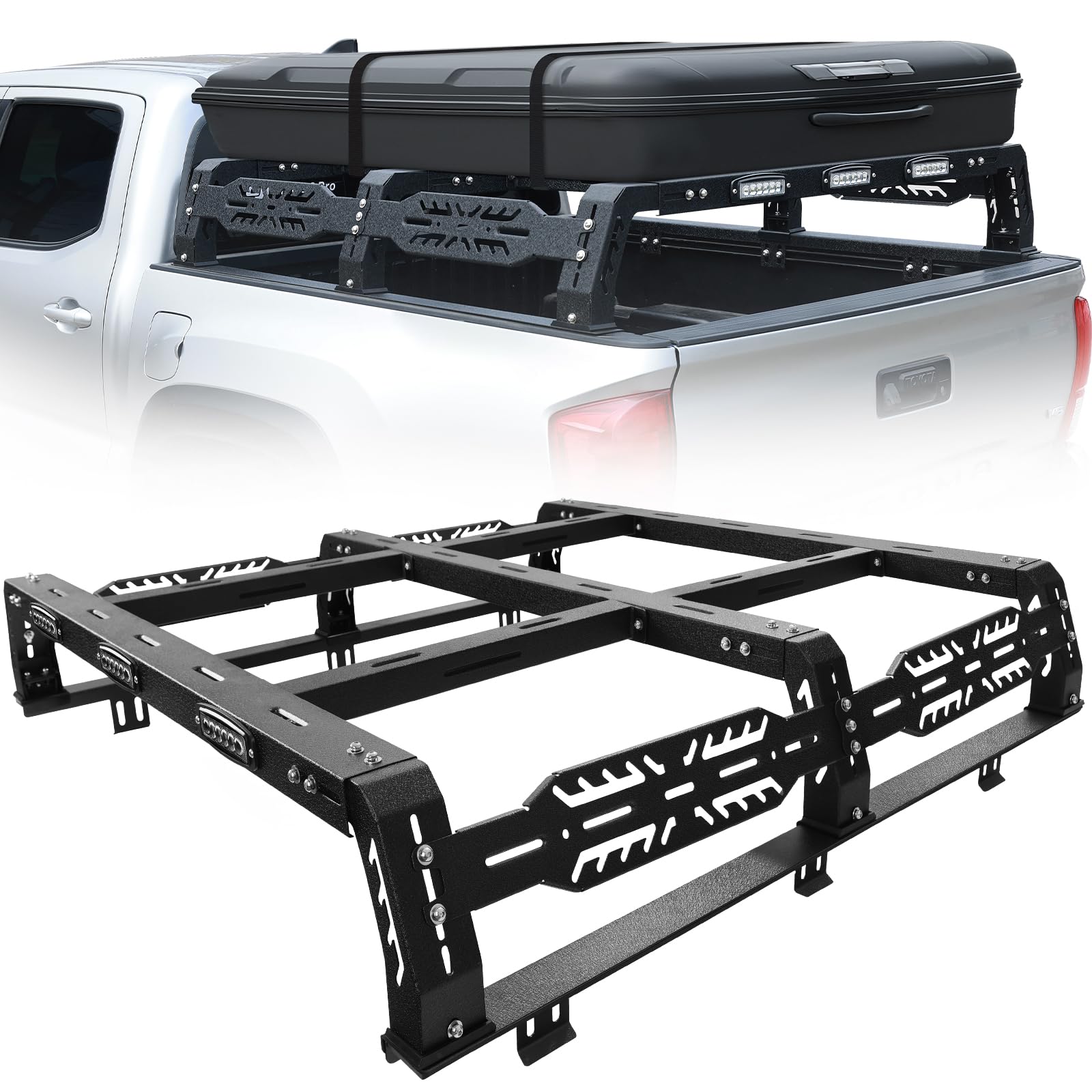 Overland Truck Bed Rack for Full-Size Trucks (No Tonneau Cover)