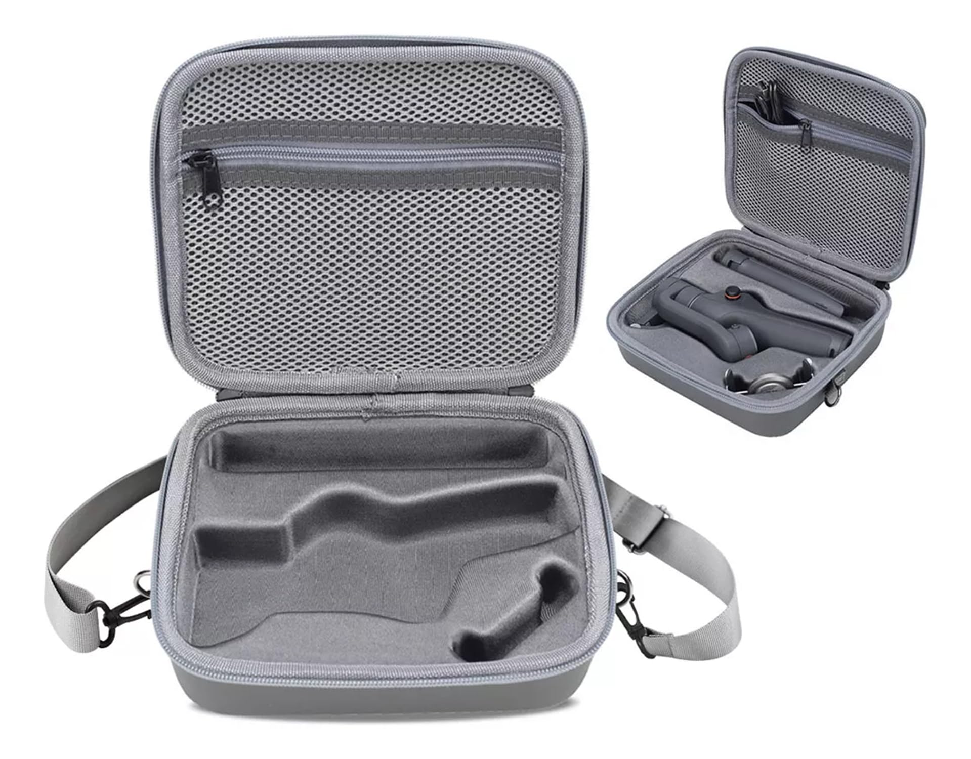 ZORBES® Storage Bag for DJI OSMO Mobile 6 Hard Shell Portable Carrying Case with Shoulder Belt for DJI OSMO 6,Accessories Travel Case OM6 Gimbal Stabilizer (Not Included Mobile 6)-image-17