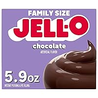 Vista 1 de Jell-O pudín instantáneo y relleno para pastel, sabor Chocolate, 5.9 oz