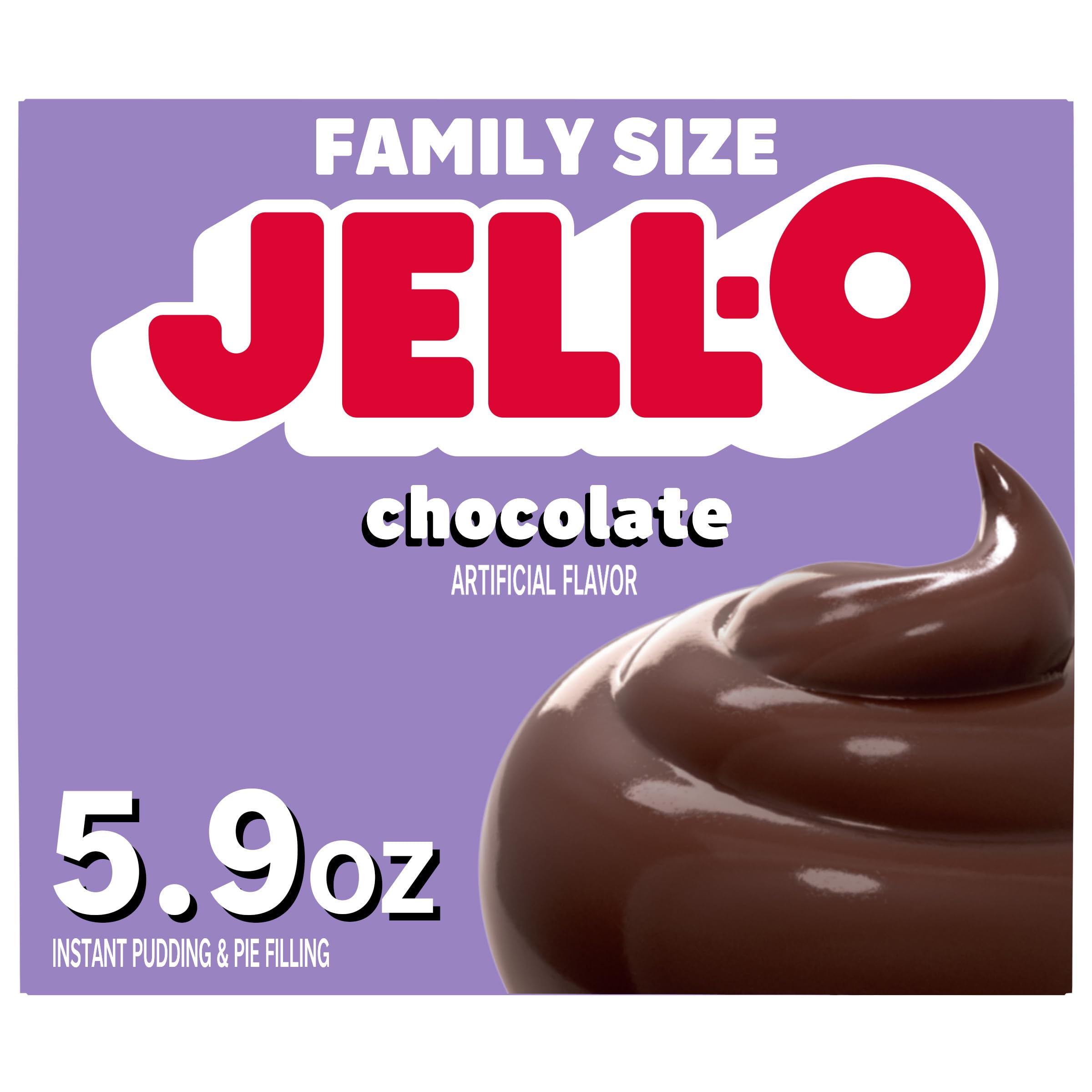 Chocolate Instant Pudding & Pie Filling Mix, 5.9 oz Box, As Seen on TikTok