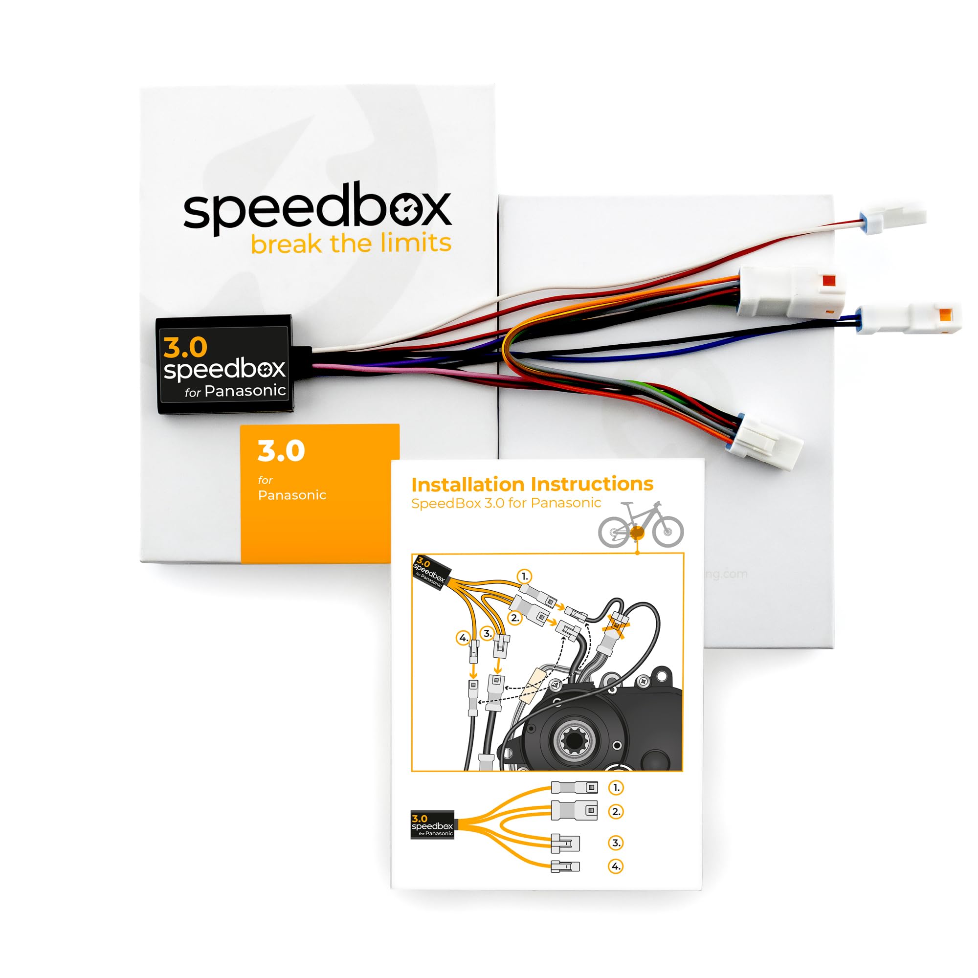 SpeedBox 3.0 Tuning Chip für E-Bikes mit Panasonic GX-Motoren - unbegrenzte Geschwindigkeit, einstellbare Geschwindigkeit
