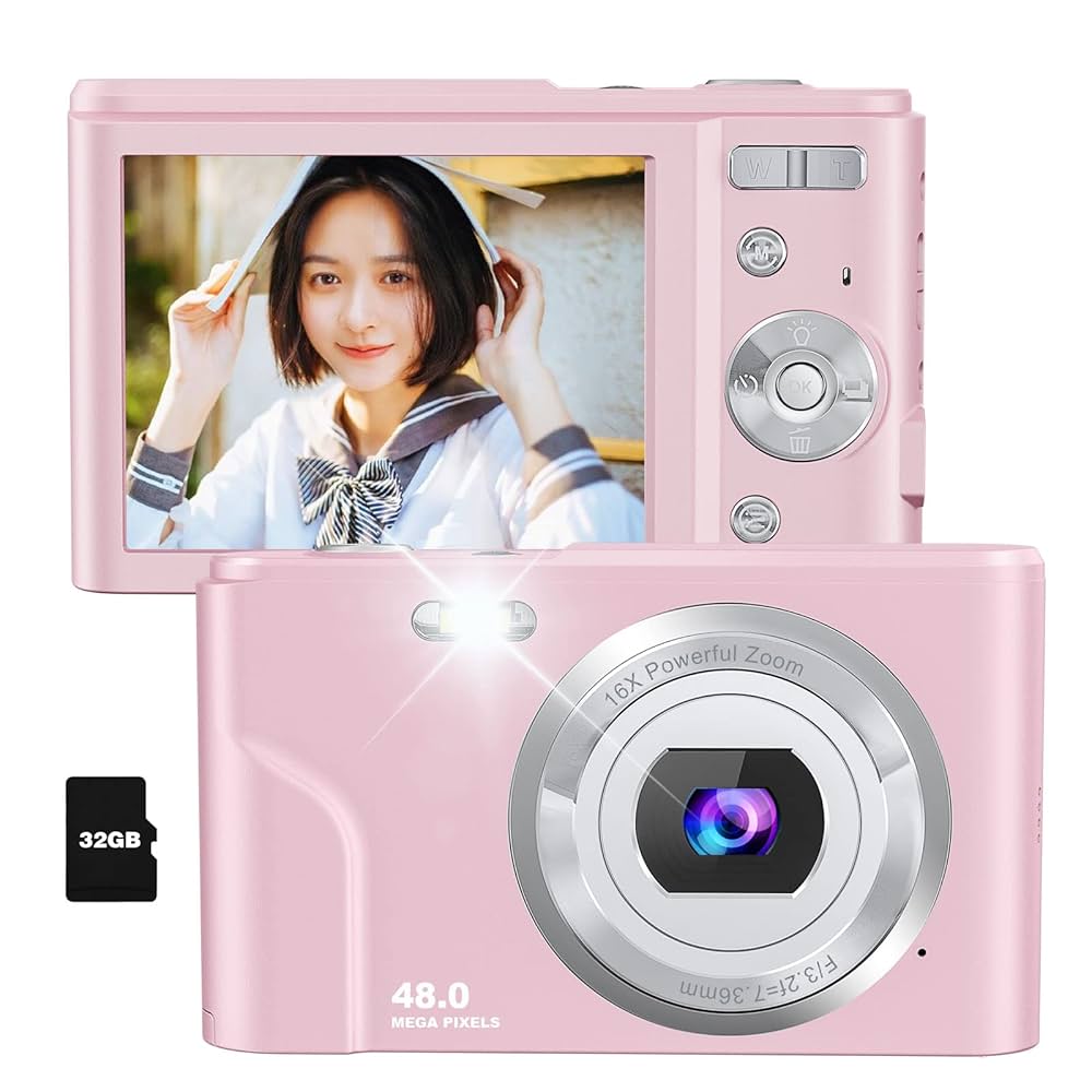 Amazon | Zostuic デジタルカメラ オートフォーカス 1080P 4800