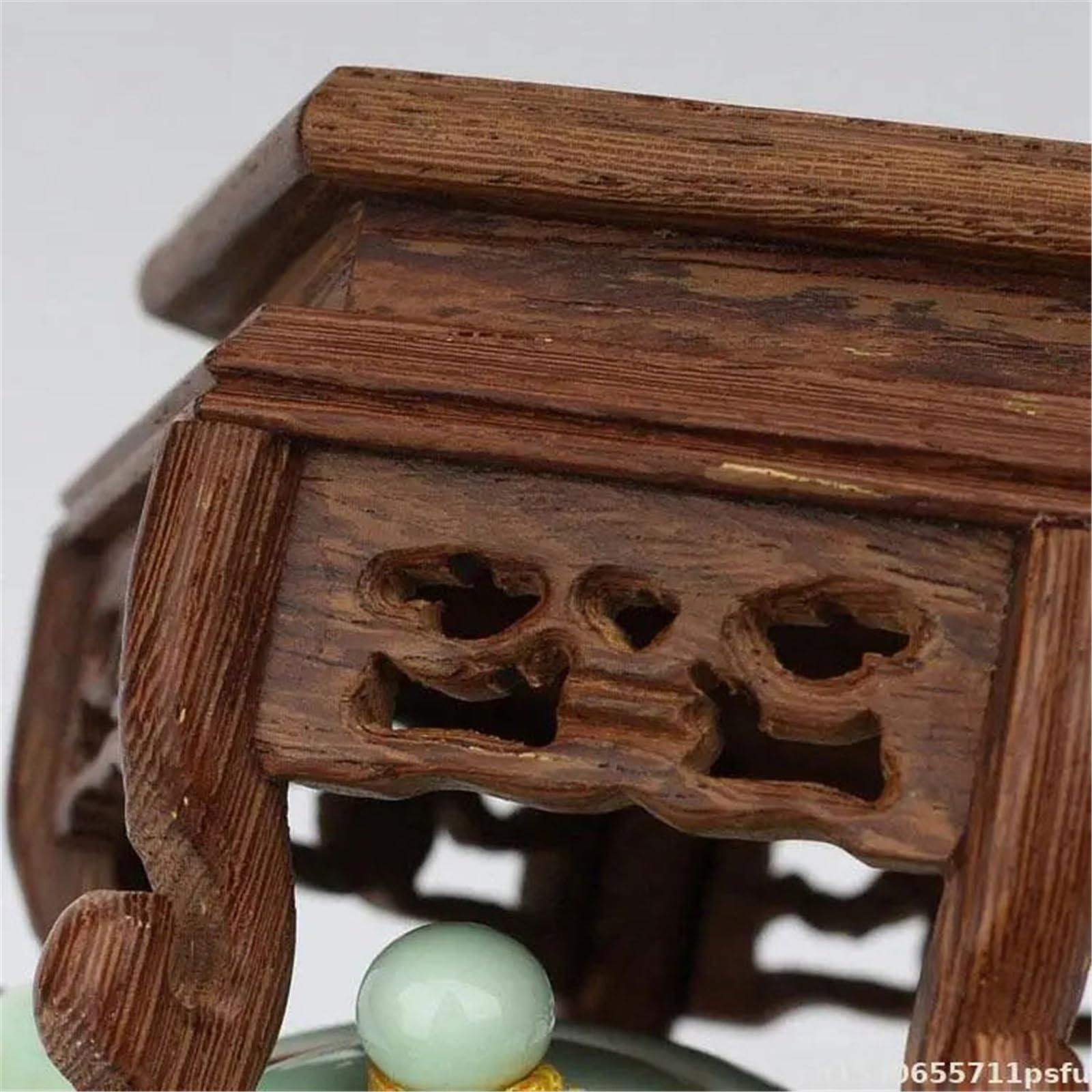 Baza Bonsai Miniaturowy drewniany stojak na cokole(Mały)