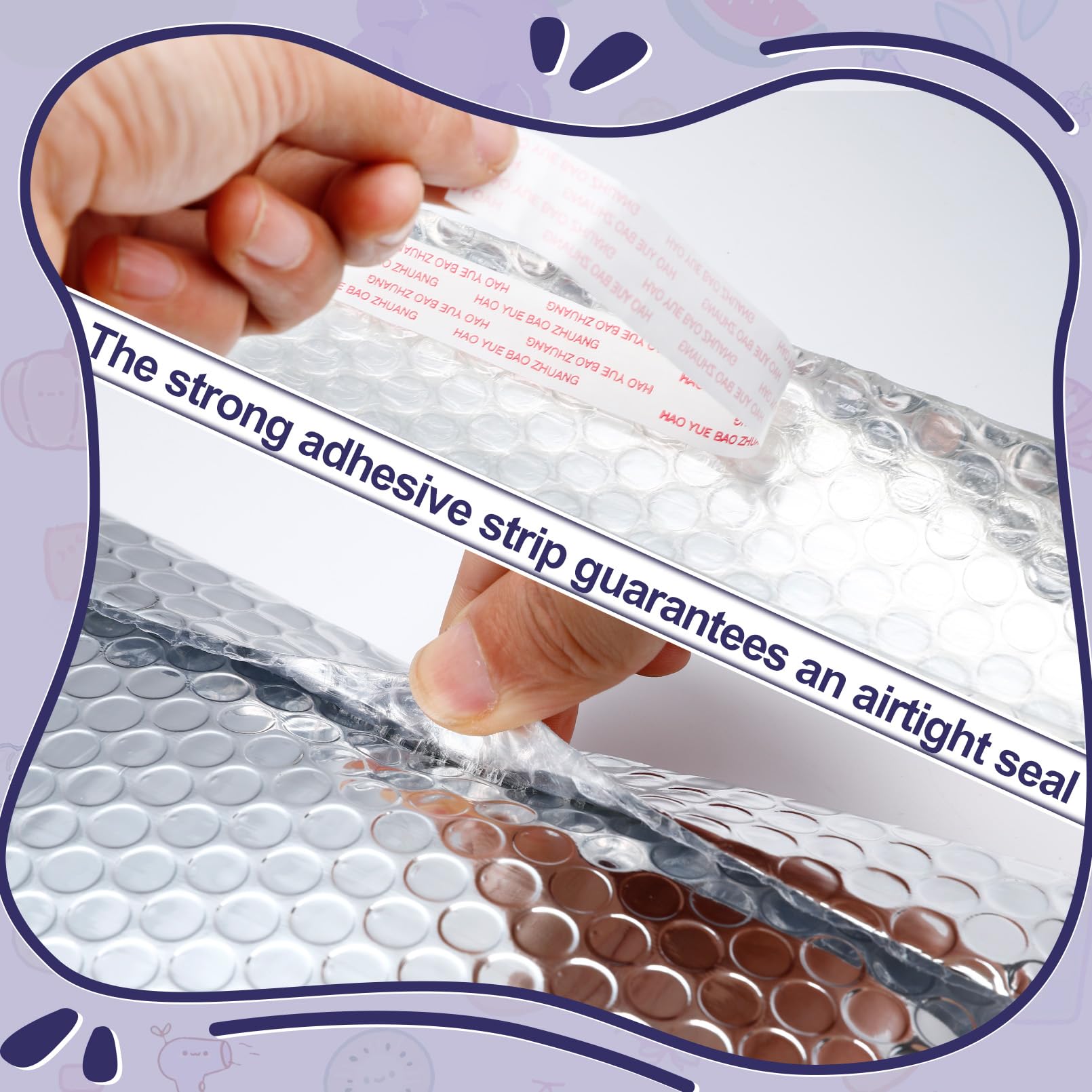 Lot de 25 enveloppes d'expédition à bulles thermiques, 21 x 27,9 cm
