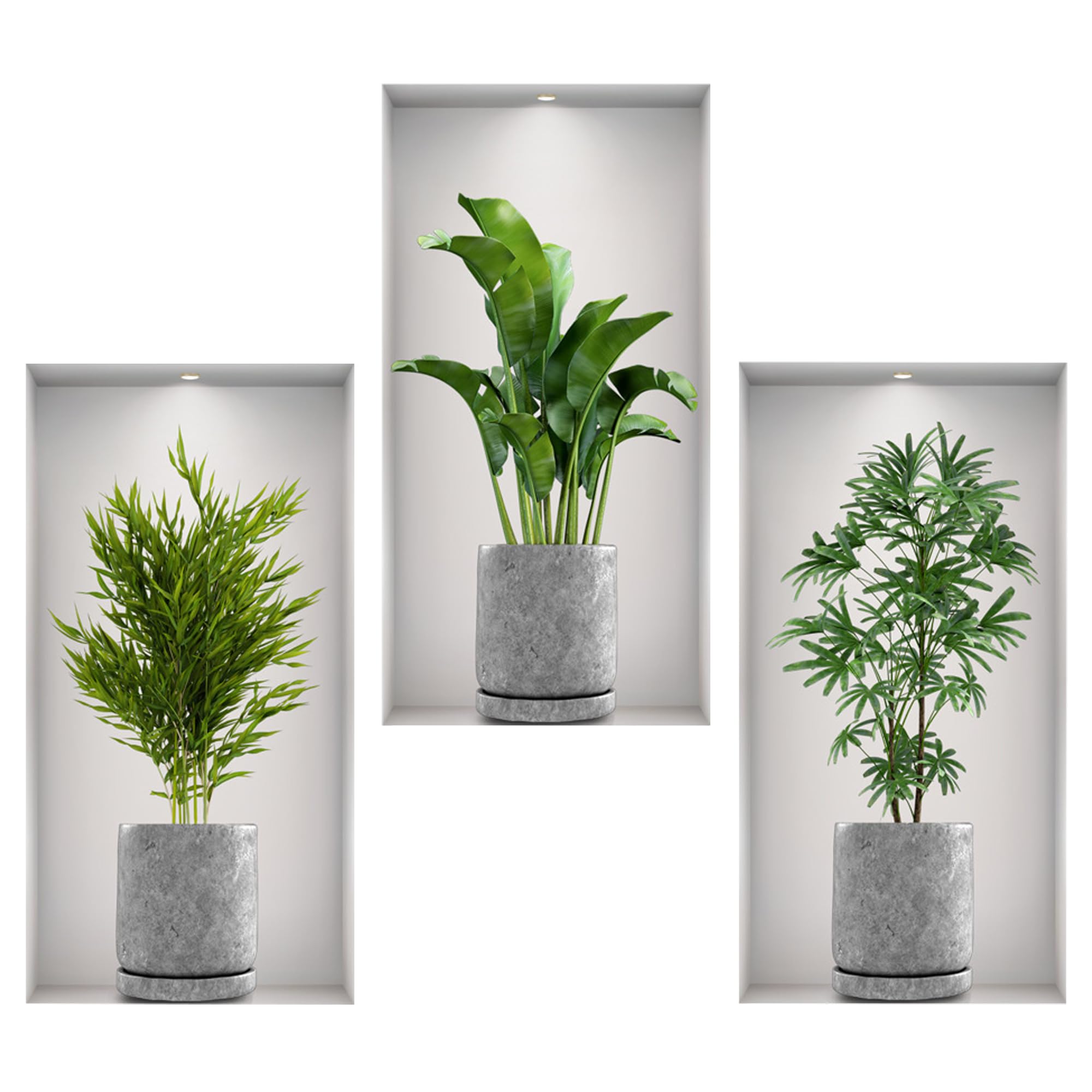 Adesivo Da Parete 3D Bonsai - Decorazione Removibile In PVC Per Camera, Soggiorno O Ufficio - Foto 11