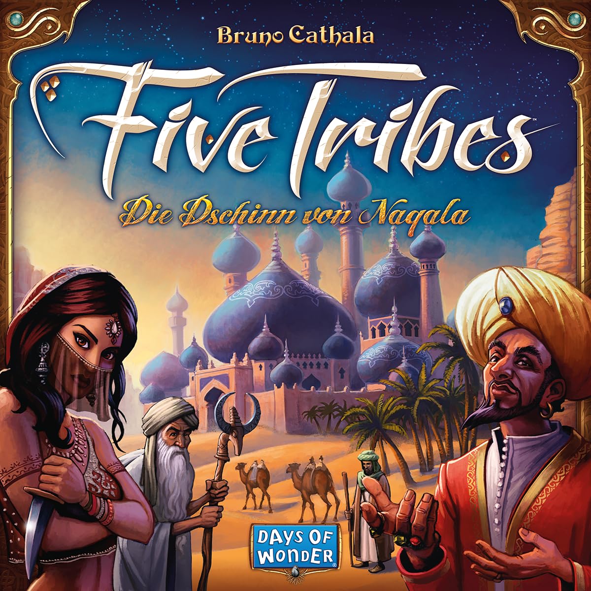Days of Wonder 878461 - Five Tribes, gra planszowa