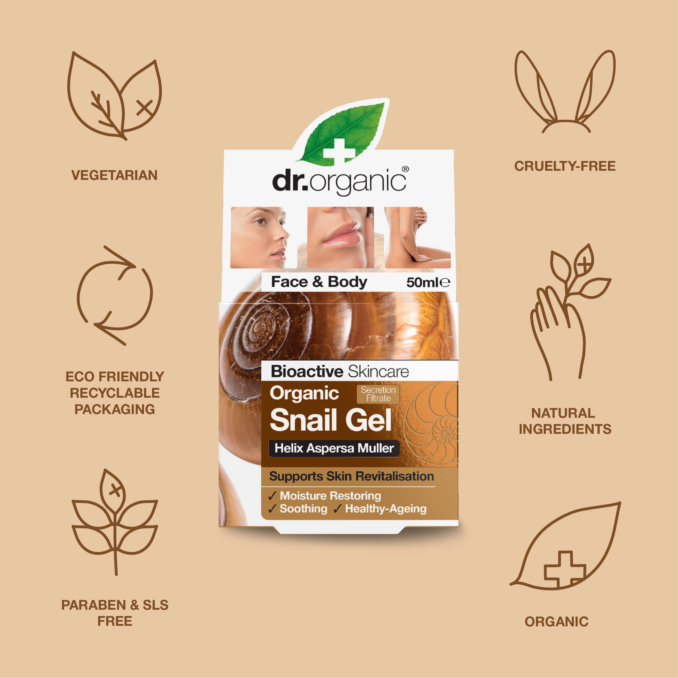 Amazon.com : Organic Doctor Organic Snail Gel, 1.7 fl.oz. : Beauty &  Personal Care