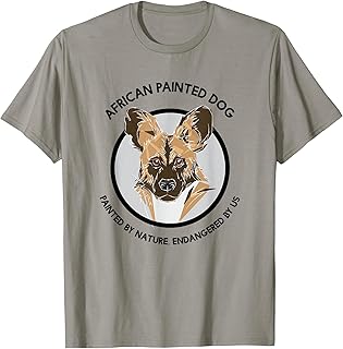 African Painted Dog Conservation Design for Wild Dog Fans T-Shirt