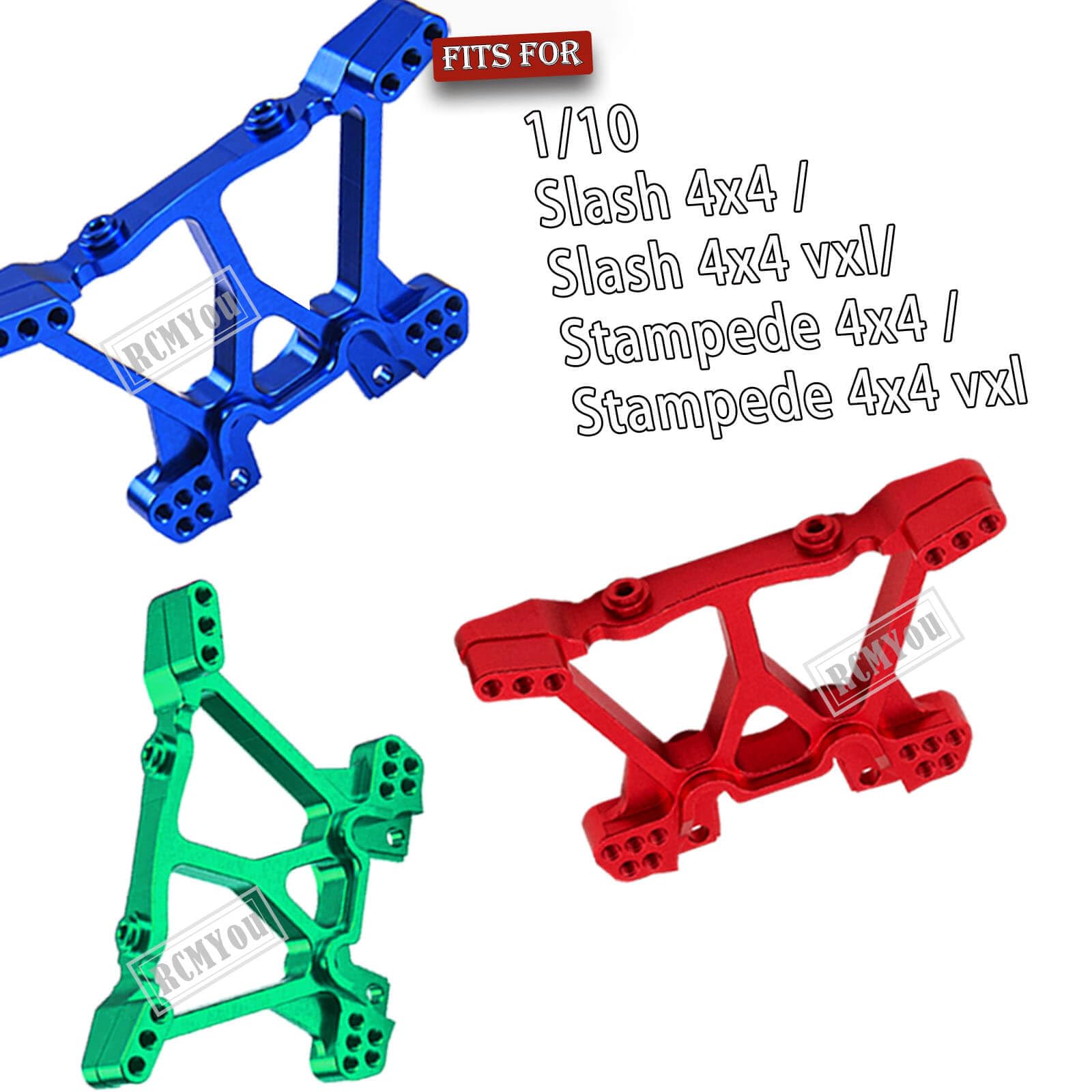 RCAWD 4x Full Metal UDR Upgrades Parts Front Rear Shocks Absorber 134mm Damper Oil Filled Type For 1/7 Traxxas UDR Unlimited Desert Racer 85086-4(Black)