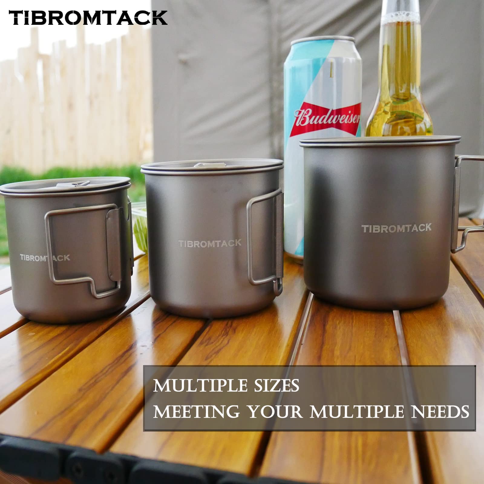 3 x Campingbecher (3 Stück/350 ml + 500 ml + 700 ml)