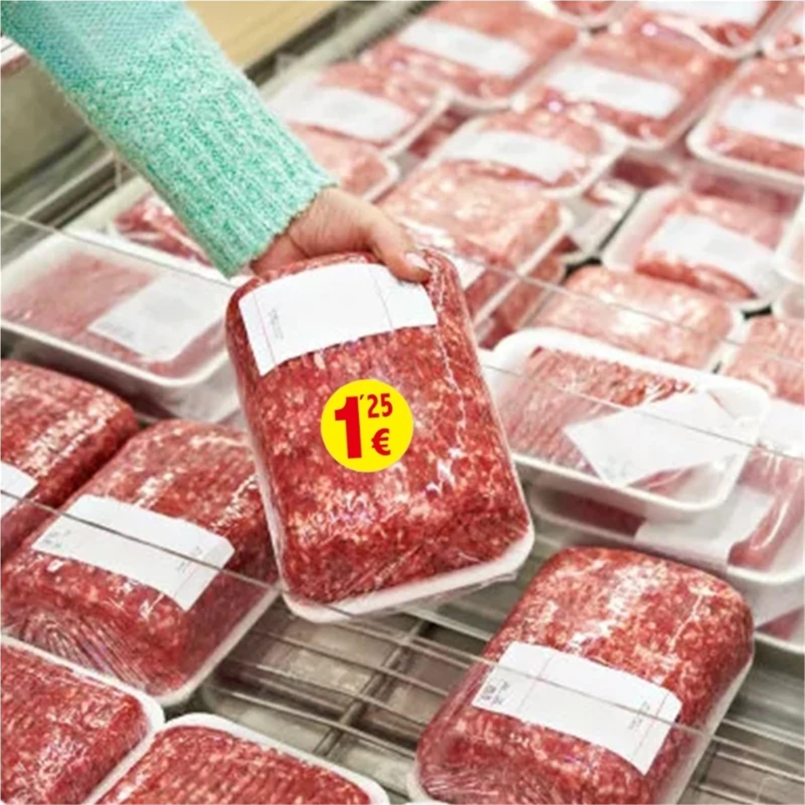 4 rotoli da 500 pezzi di adesivi per prezzi di vendita garage per etichette