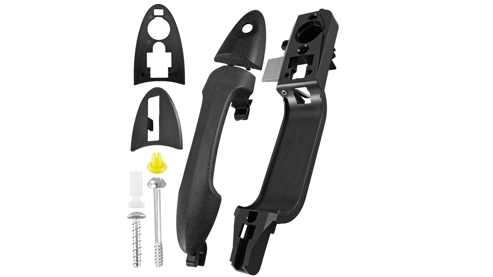 【RT-215398】 Amazon.com: Exterior Door Handle with Reinforcement Plate Kit Fit