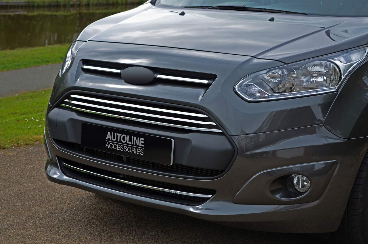 Chrome Grille Accent Trim Set Covers 5pc To Fit Ford Tourneo Custom (2012-17