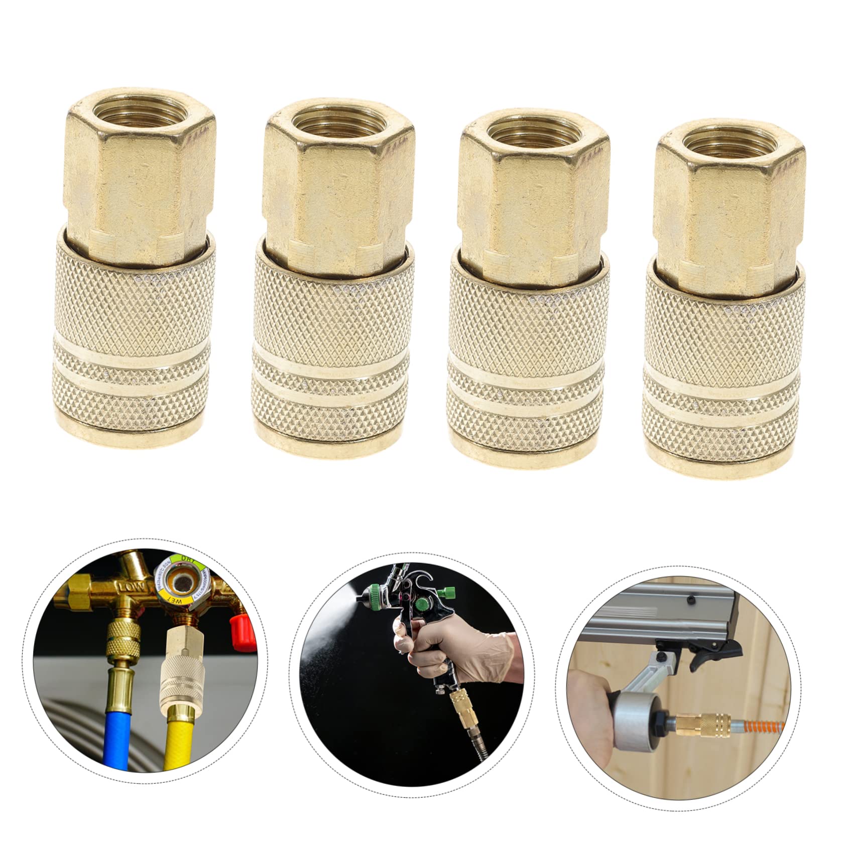 Raccordo Rapido Aria 1/4 Pollice 10 Pezzi, Connessione Diritta
