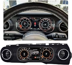 12.3 inch Digital Dash Instrument Cluster for 2018 2019 2020 2021 2022 Jeep Wrangler JL Car Odometer Digital Cluster Virtual Cockpit Dashboard Speed Meter Screen