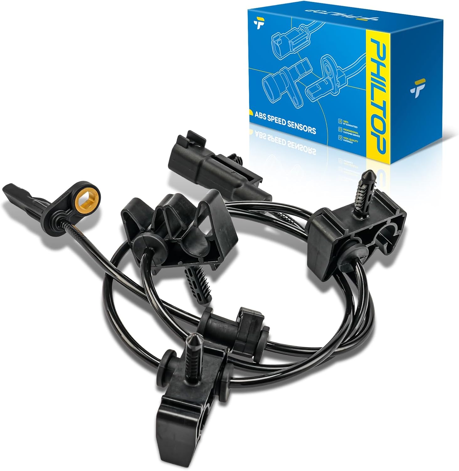 PHILTOP Rear ABS Wheel Speed Sensor for Cadillac SRX (2010–2015)